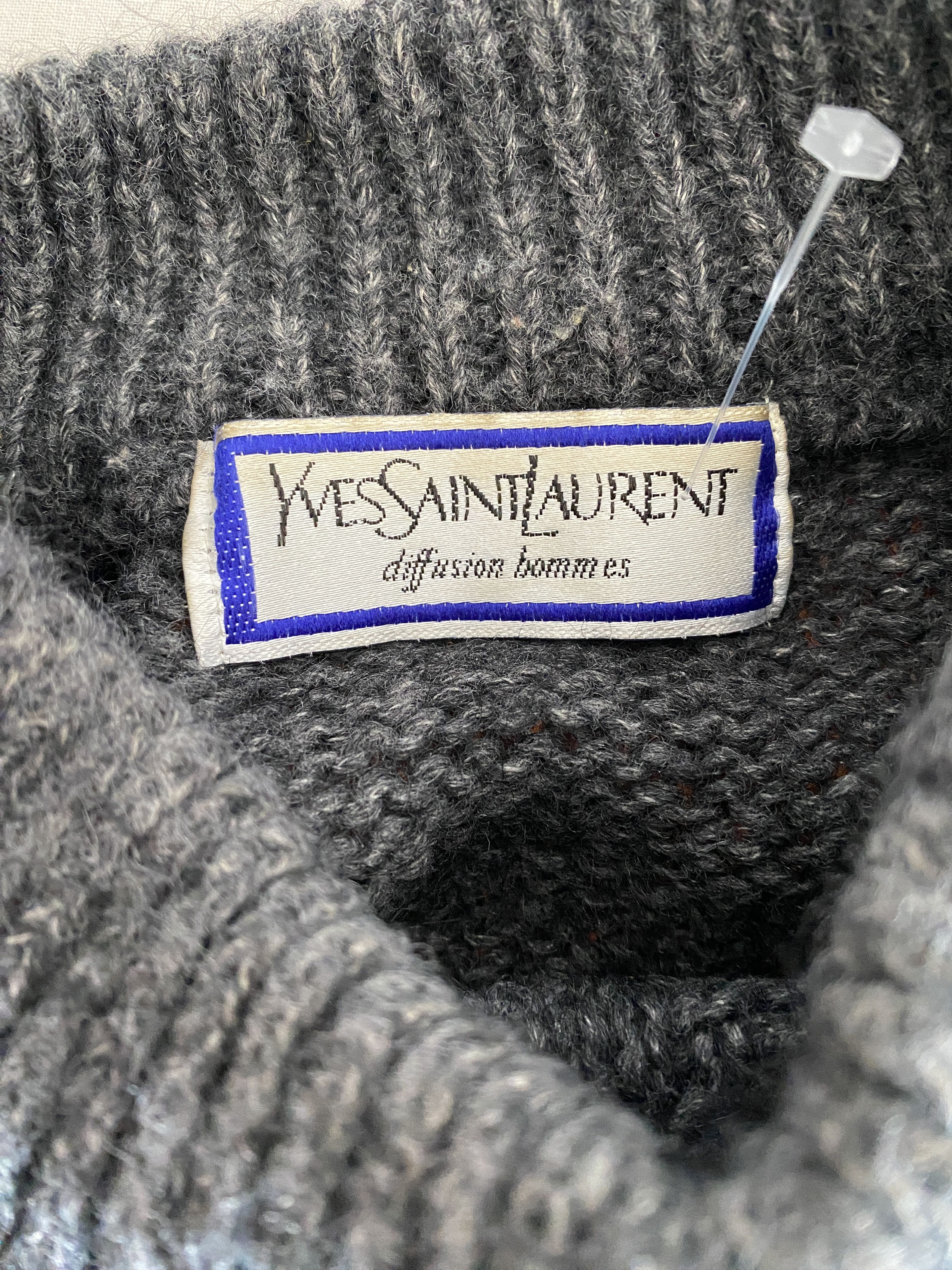 Yves Saint Laurent Yves Saint Laurent vintage mohair wool sweater Size 5/L Size US L / EU 52-54 / 3 - 2 Thumbnail