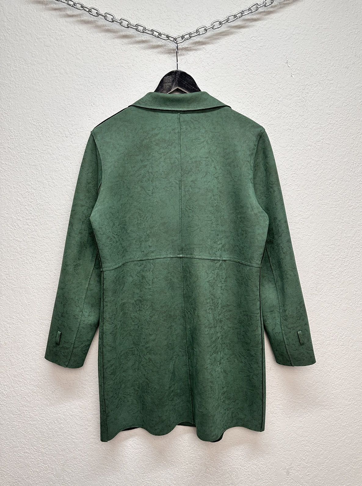 Max Mara MaxMara green minimalist coat classic Italy elegant fit Size M / US 6-8 / IT 42-44 - 13 Thumbnail