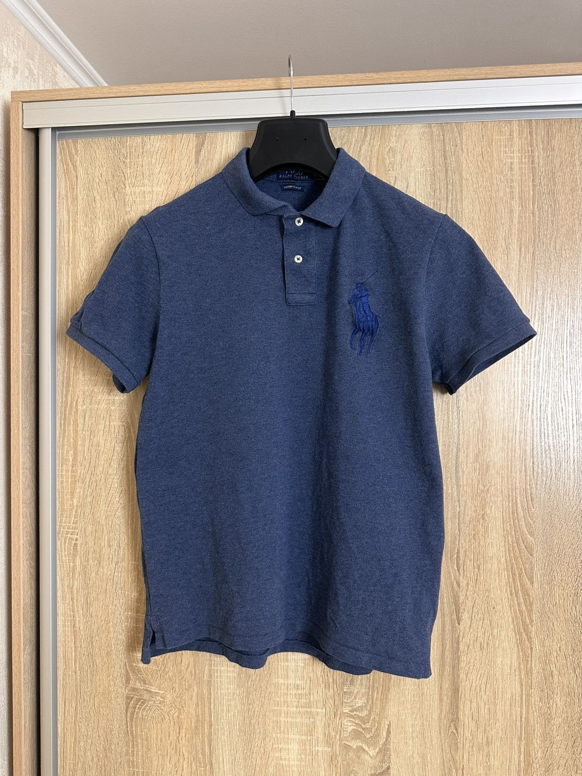 Polo Ralph Lauren 🔥 POLO RALPH LAUREN RUGBY SLIM SHIRT BIG PONY Y2K CHIEF KEEF Size US L / EU 52-54 / 3 - 2 Thumbnail