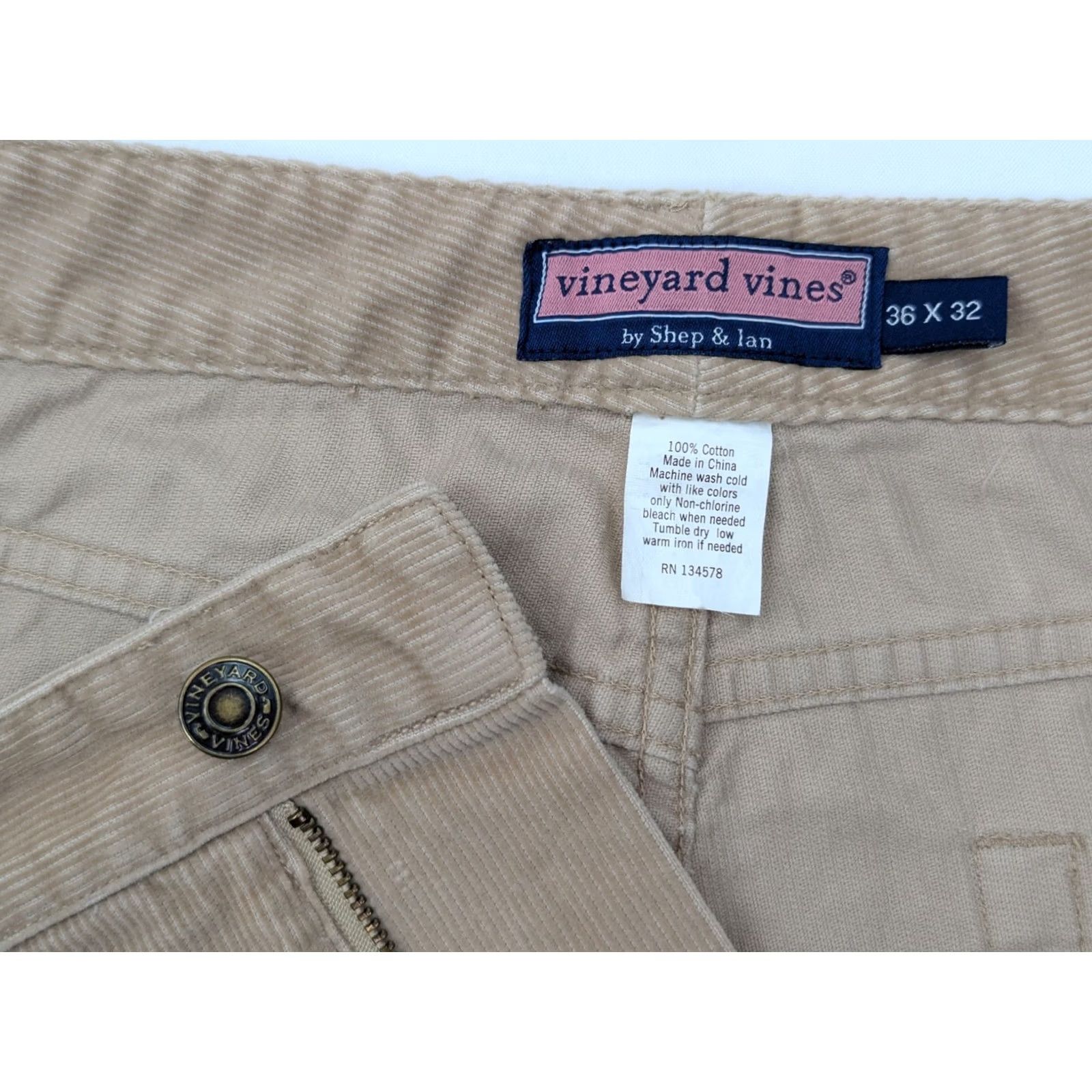 Vineyard Vines Vineyard Vines Corduroy 5 Pocket Pants Men 36x32 Straight Size US 36 / EU 52 - 6 Thumbnail
