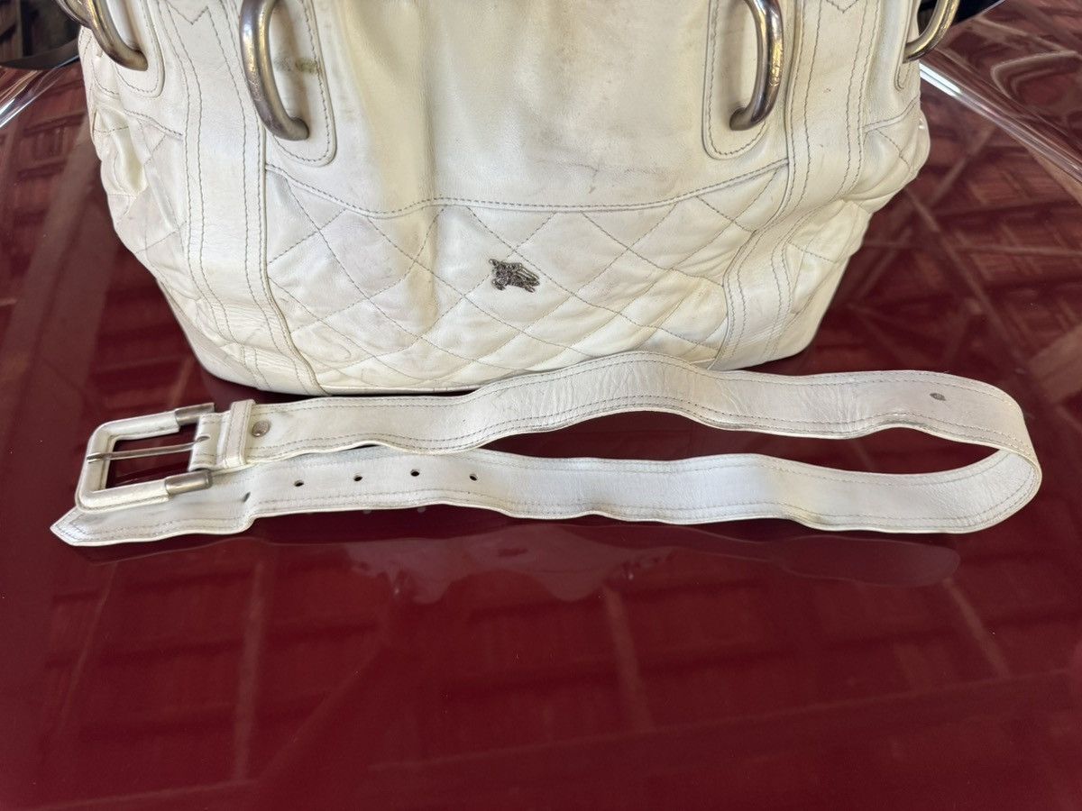 Burberry Burberry Belt White Quilted Leather Tote Bag Size ONE SIZE - 12 Thumbnail