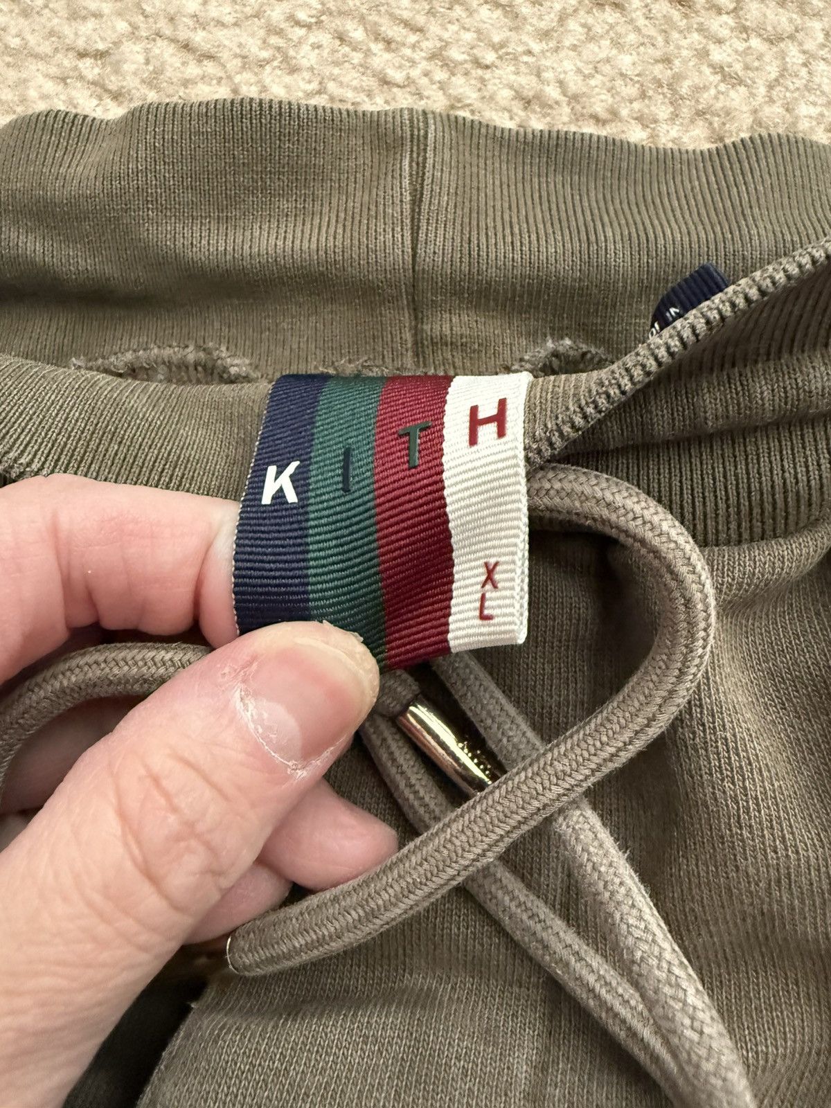 Kith Kith Bleecker Sweatpant - Olive - XL Size US 36 / EU 52 - 4 Thumbnail
