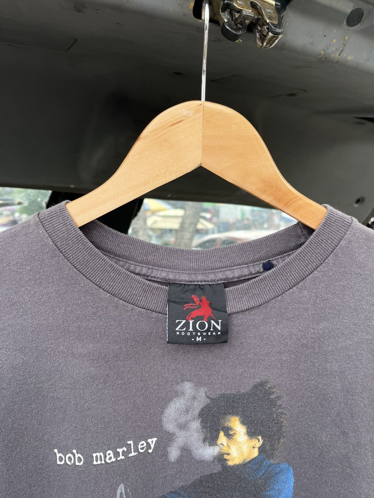 Bob Marley Vintage BOB MARLEY Smoking T-shirt 2002 00s Rasta Reggae Size US M / EU 48-50 / 2 - 5 Thumbnail