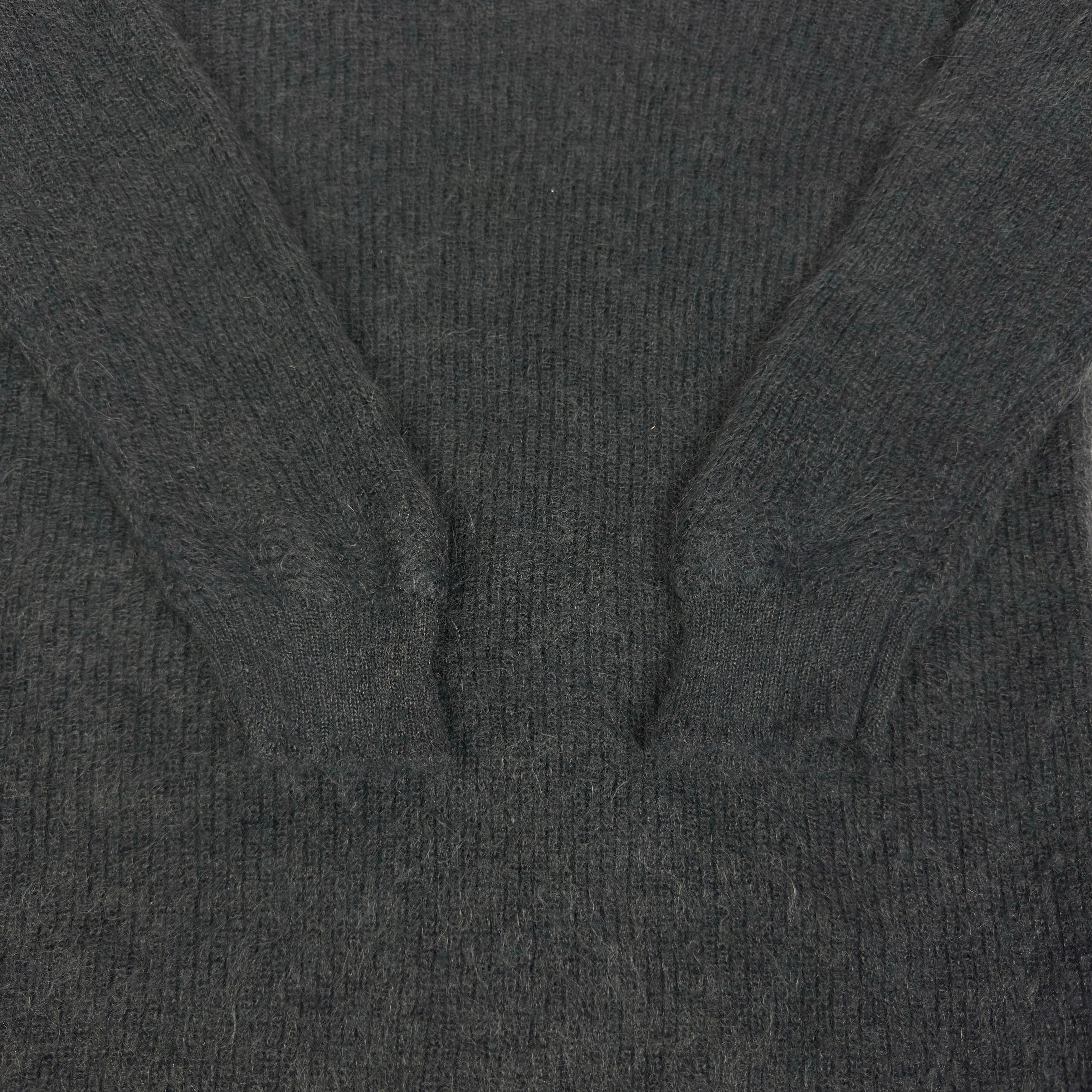 Acne Studios Acne Women's blue Suede Mohair Knitted Pullover Sweater M Size M / US 6-8 / IT 42-44 - 6 Thumbnail