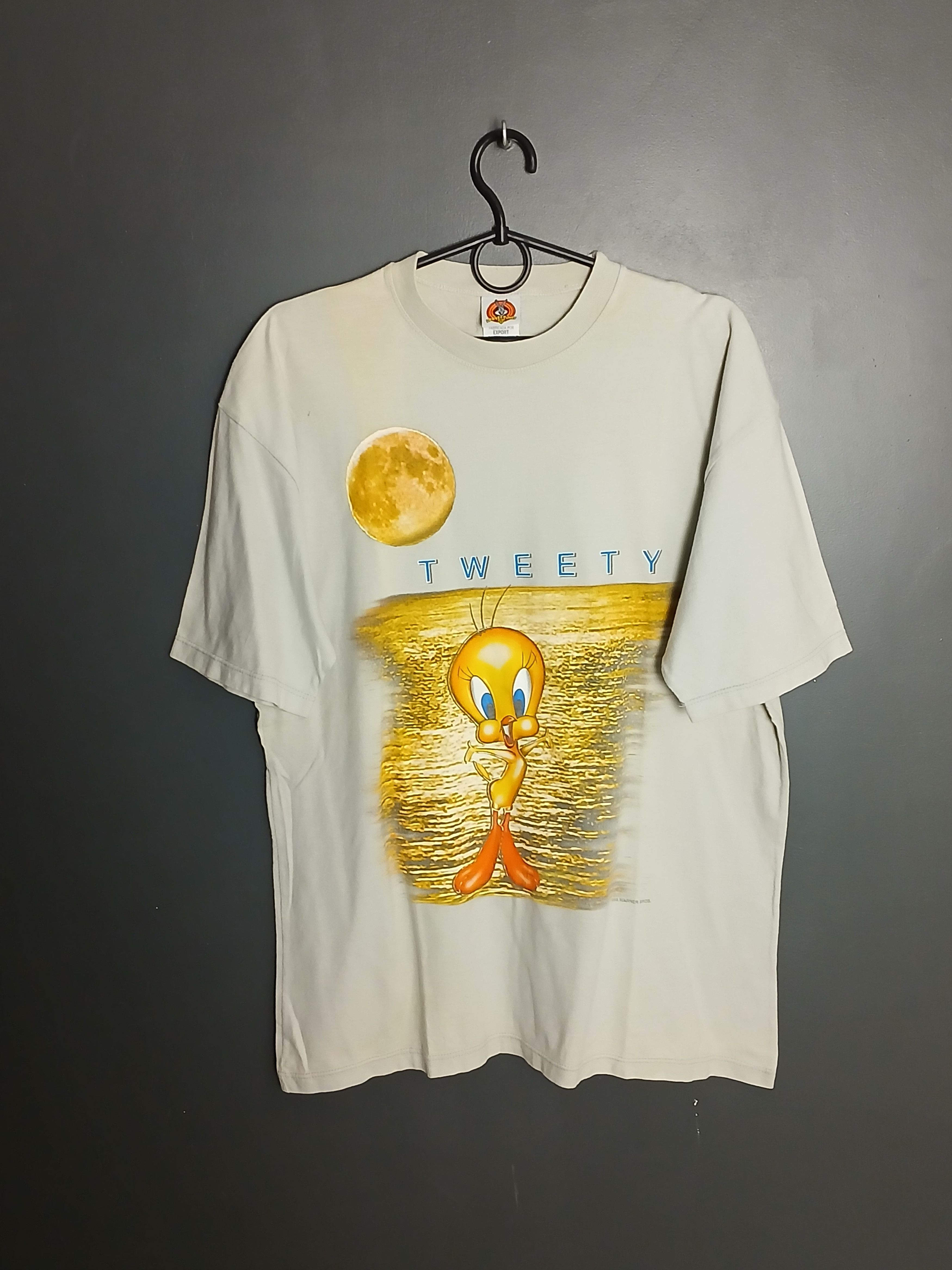 Cartoon Network × Vintage × Warner Bros Vintage 1999 Looney Tunes Tweety T-Shirt Size US L / EU 52-54 / 3 - 1 Thumbnail