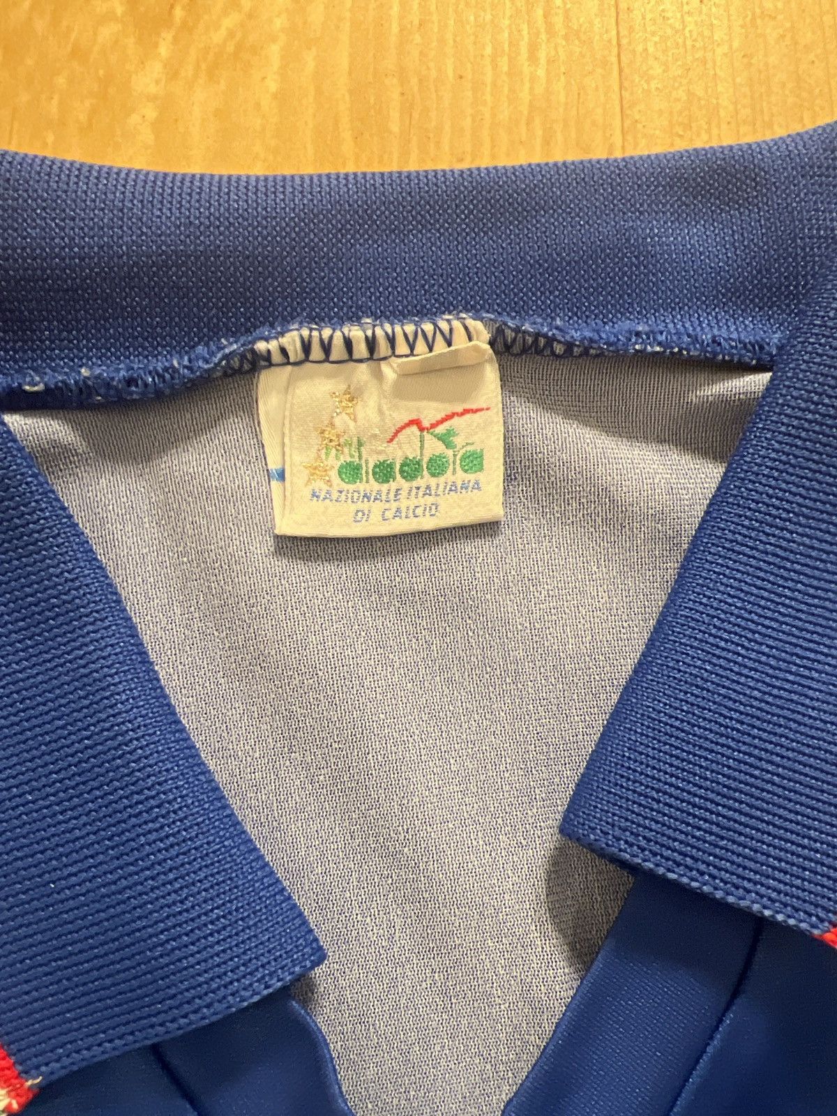 Diadora Italy 1986/88 Super Rare Home jersey Size US S / EU 44-46 / 1 - 4 Thumbnail