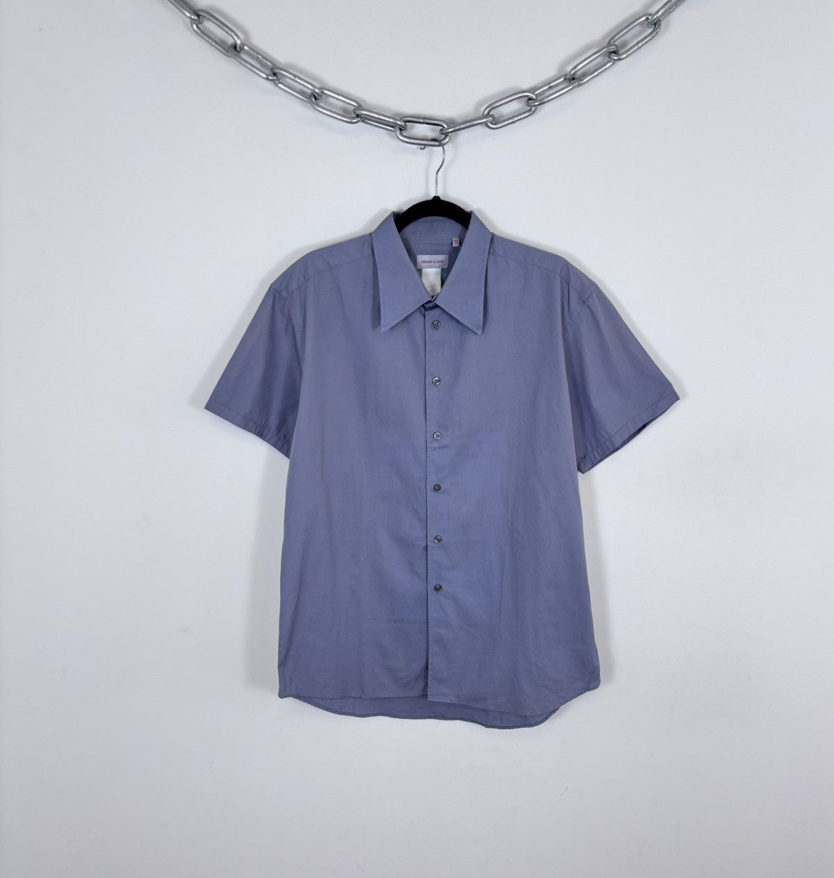 Versace Vintage Versace Classic Men’s Grey Short Sleeve Shirt Size US XL / EU 56 / 4 - 1 Thumbnail