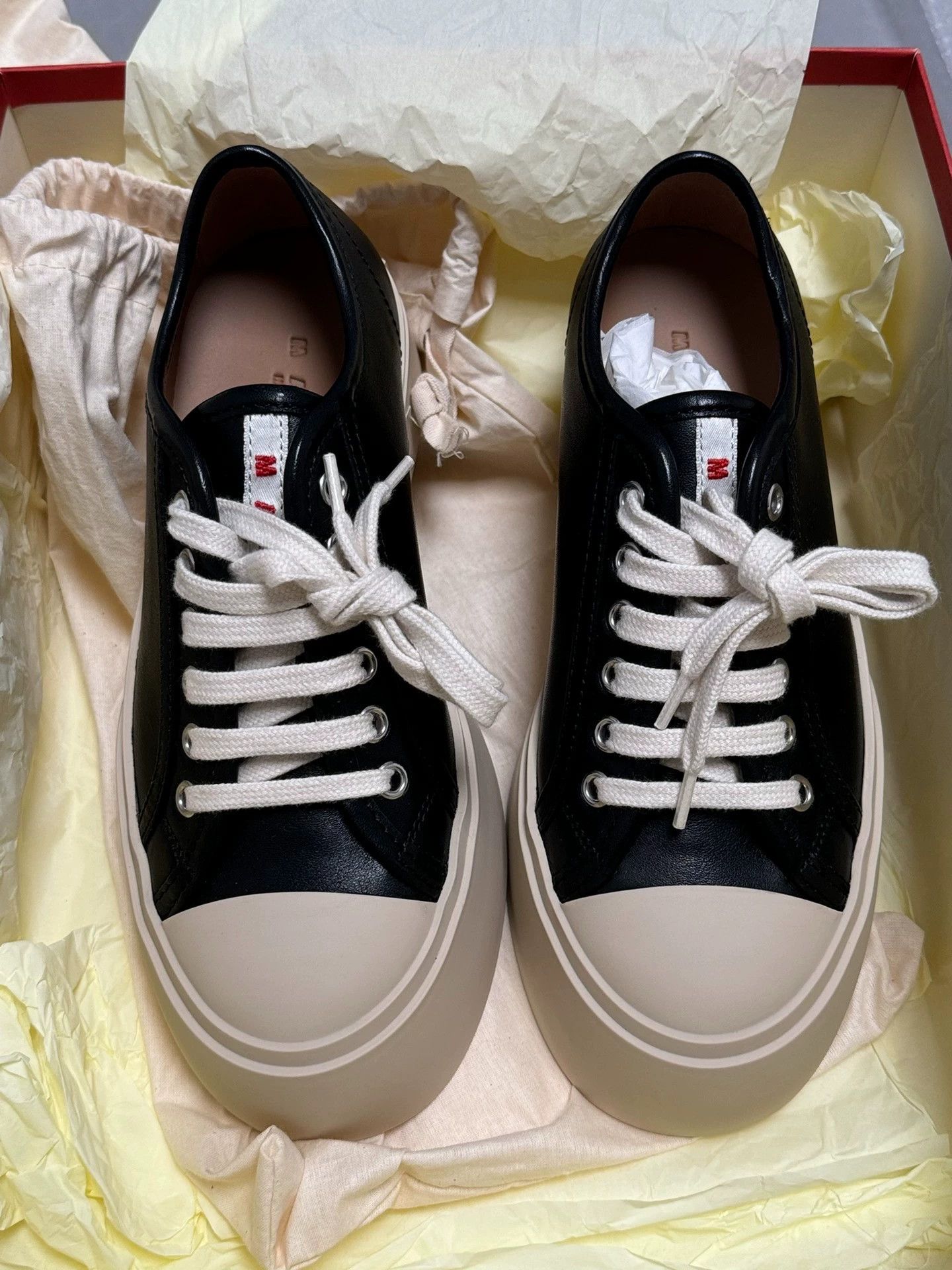 Marni Marni 2025 new black lace-up clunky shoes 36 Size US 5.5 / IT 35.5 - 1 Thumbnail