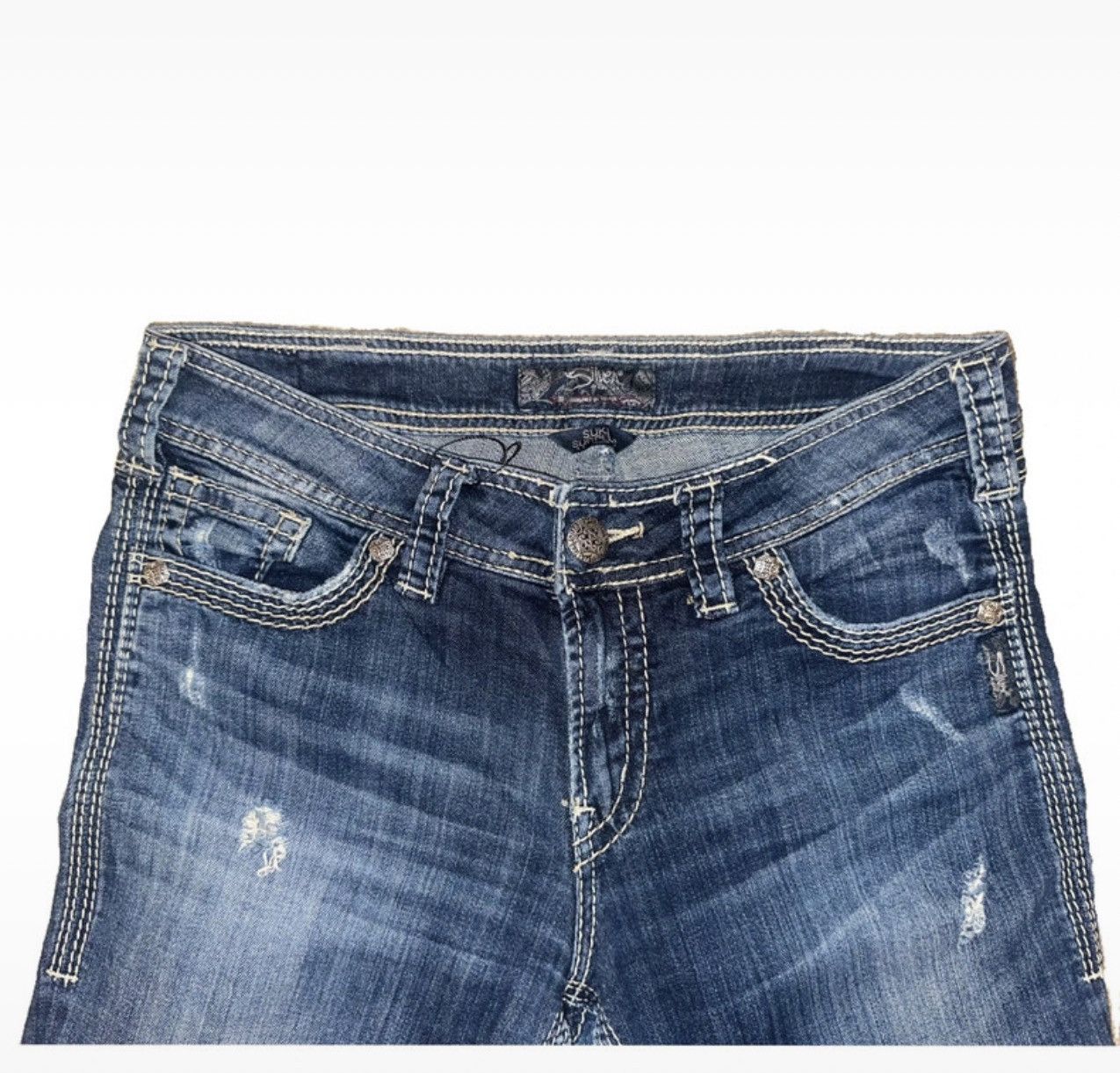 Silver Jeans Co. Low Rise Bootcut Jeans 2000s Size 30" / US 8 / IT 44 - 4 Thumbnail