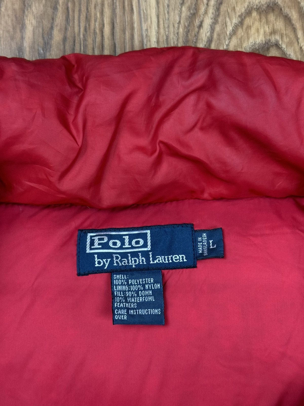 Polo Ralph Lauren Vintage down vest gilet Polo Ralph Lauren original item Size US L / EU 52-54 / 3 - 3 Thumbnail