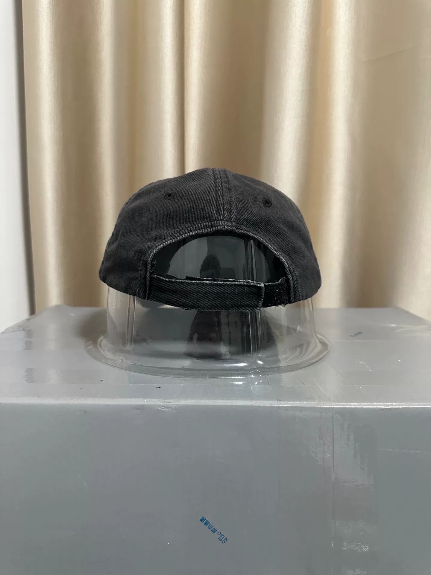 Balenciaga balenciaga logo baseball cap black grey Size ONE SIZE - 1 Preview