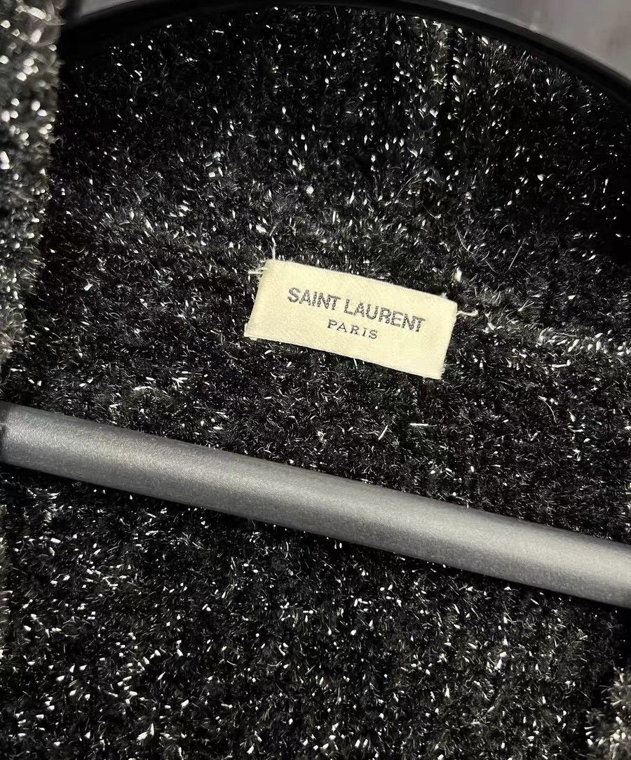 Saint Laurent Paris Genuine Saint Laurent SLP black silver starry sky sweater Size US S / EU 44-46 / 1 - 3 Thumbnail