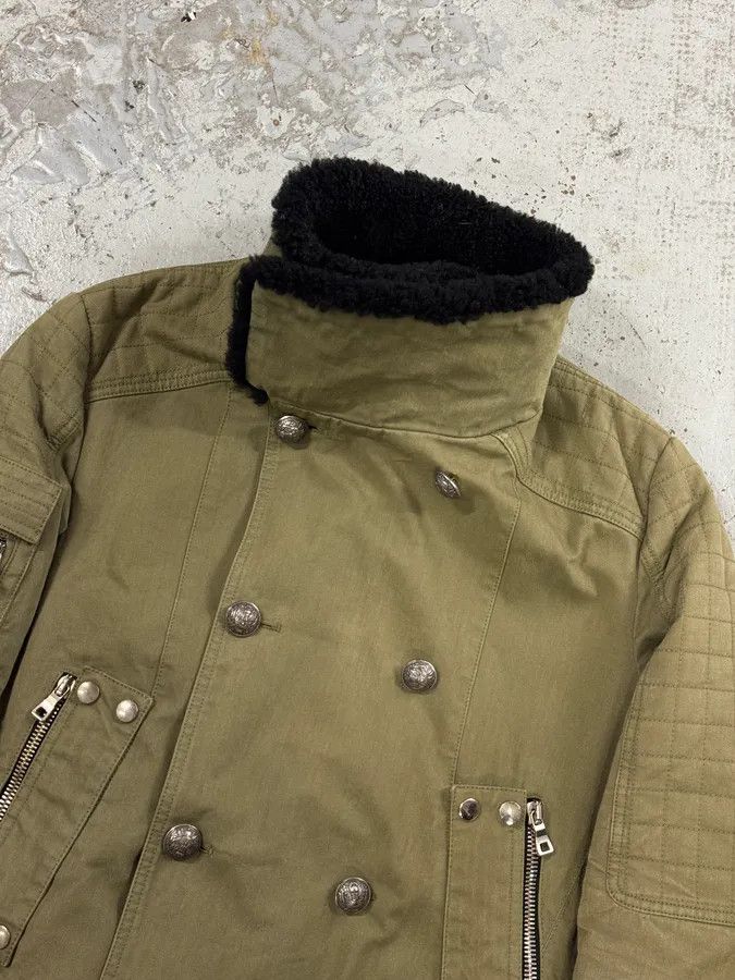 Balmain AW2014 Balmain Military Green Officer Jacket Size US M / EU 48-50 / 2 - 11 Thumbnail