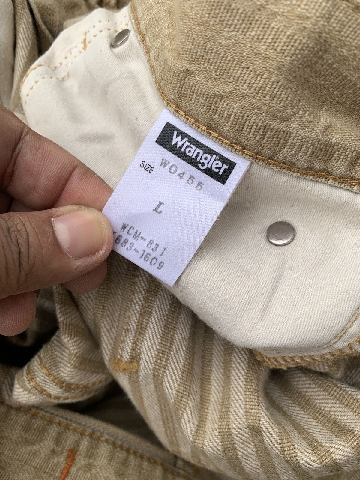 Wrangler Vintage Wrangler Buckle Back Straight Wide Denim Jeans. Size US 34 / EU 50 - 4 Thumbnail