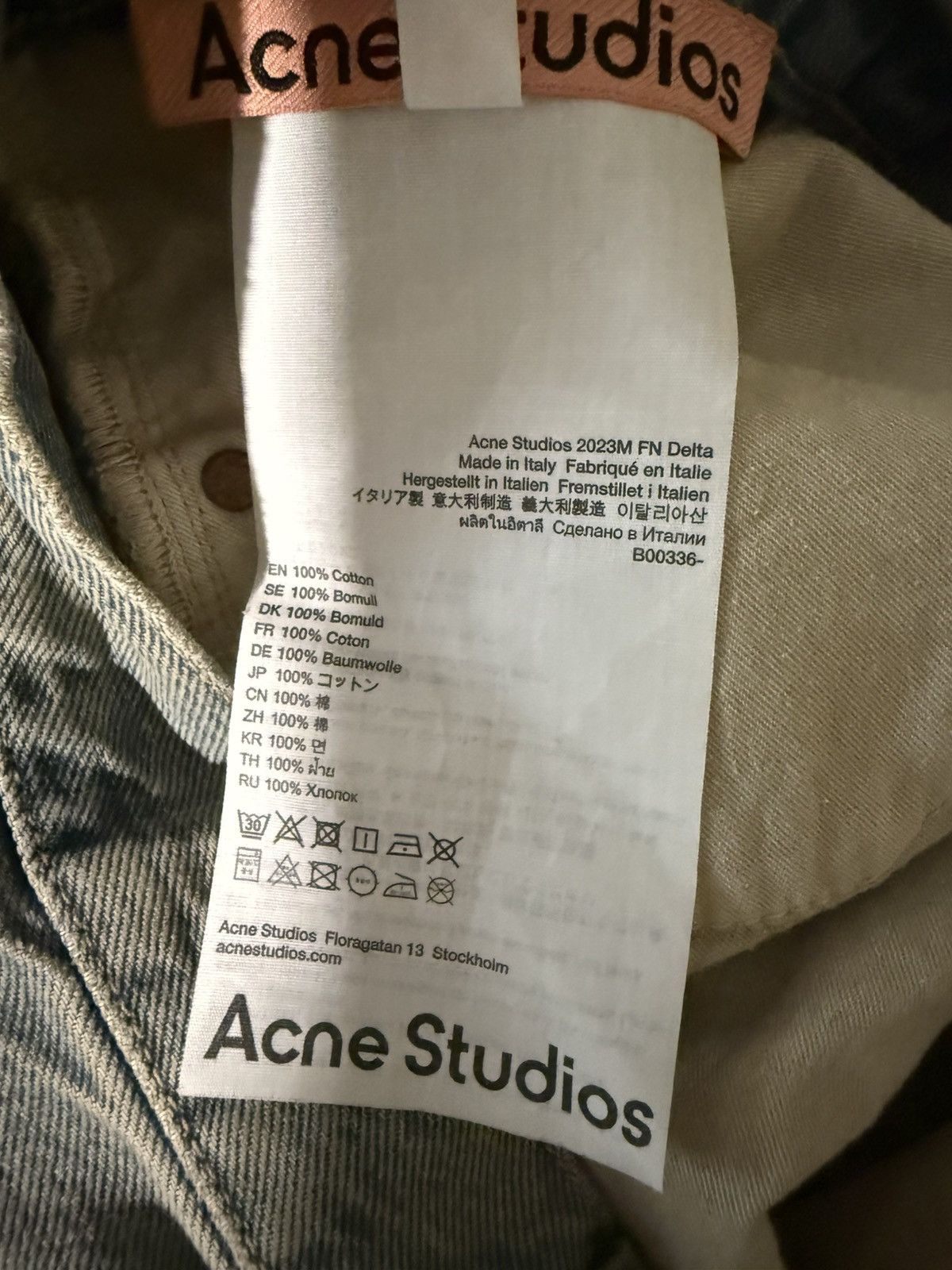 Acne Studios Acne Studios 2023 FN Delta Lightwash Denim Size US 32 / EU 48 - 6 Thumbnail