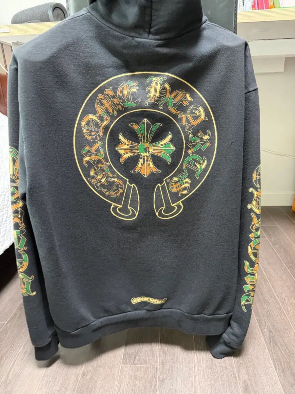 Chrome Hearts Horseshoe Cross Camo Hoodie Size US M / EU 48-50 / 2 - 2 Thumbnail