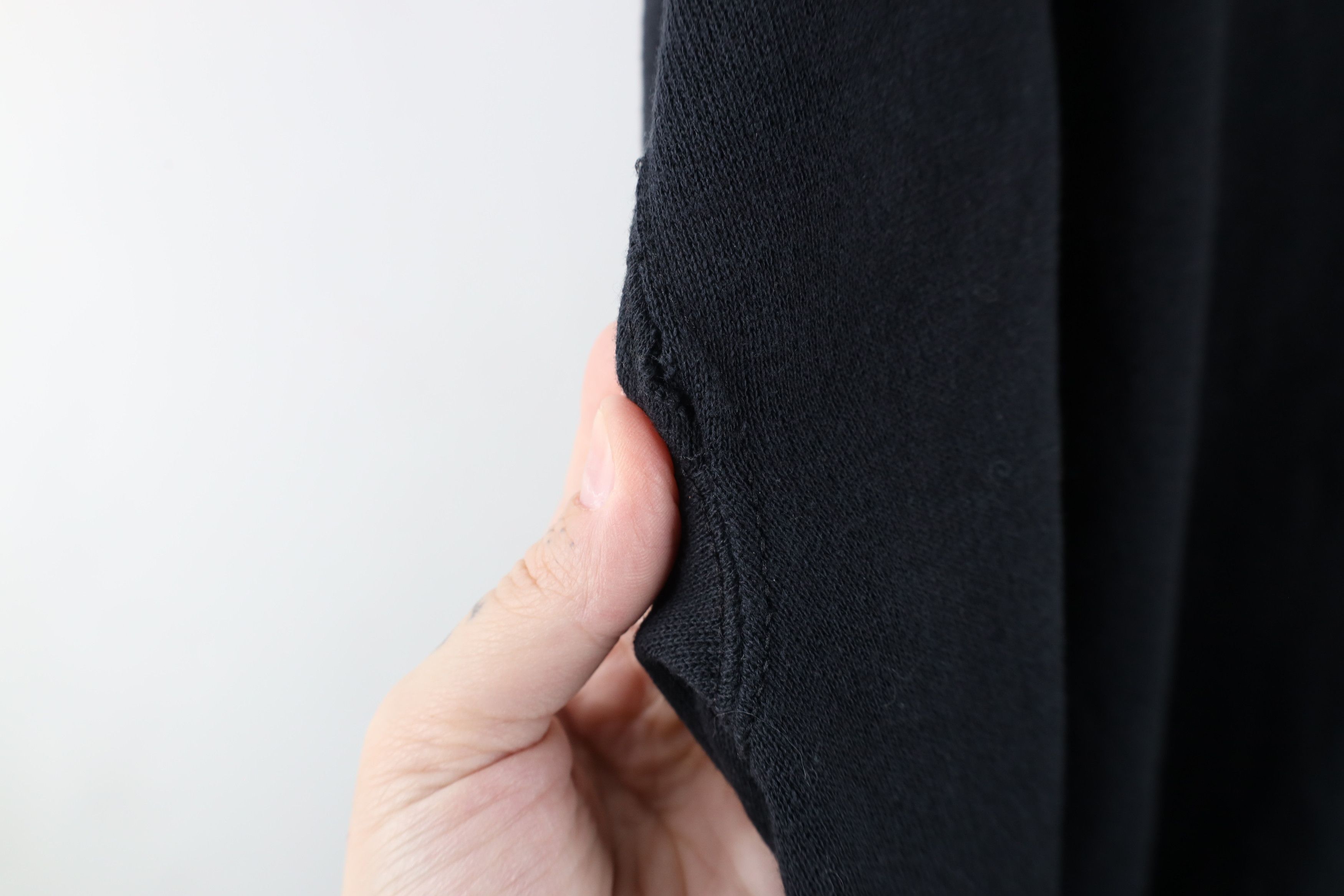 Vintage Vintage 90s Streetwear Button Cardigan Sweatshirt Black USA Size XL / US 12-14 / IT 48-50 - 10 Thumbnail
