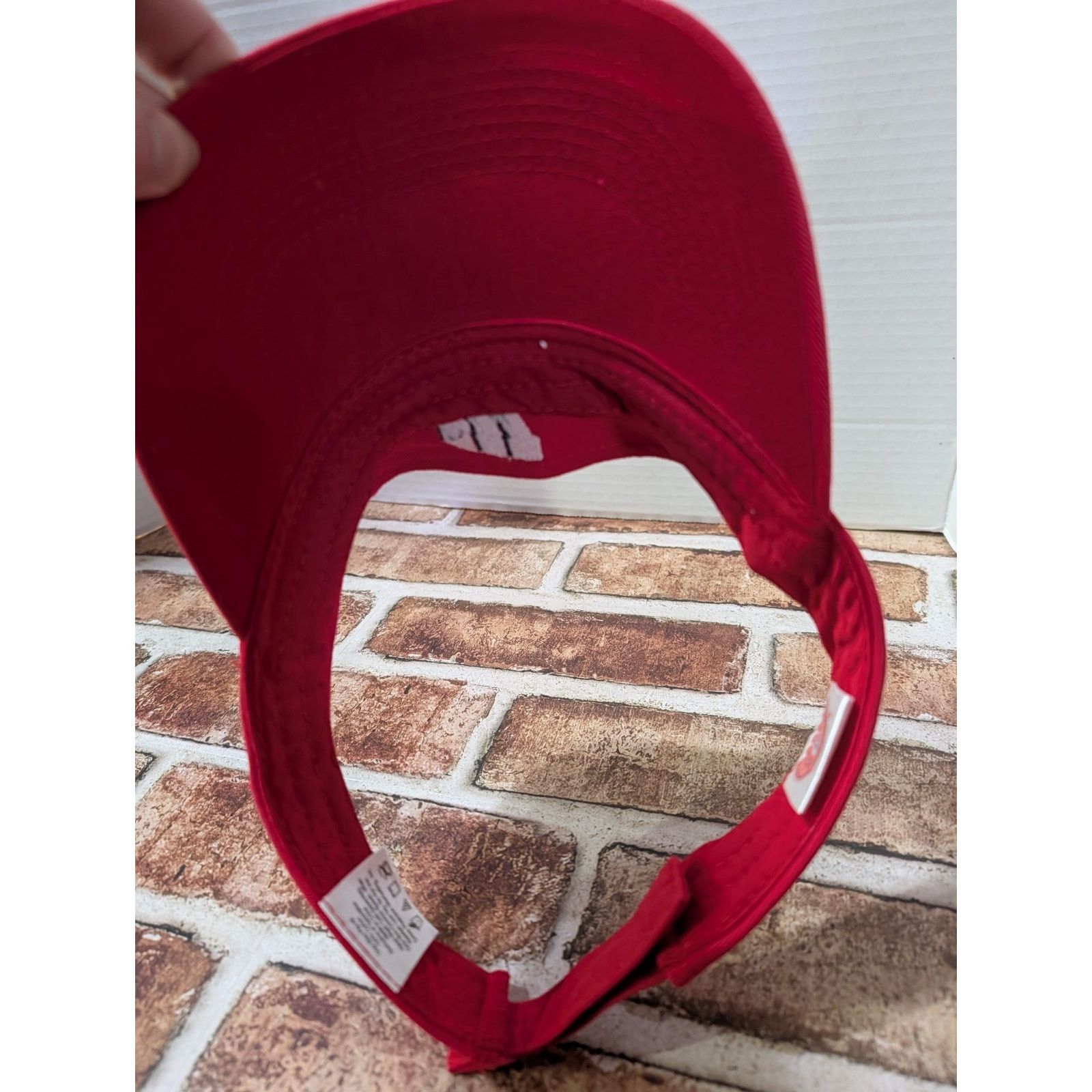 Other Wisconsin Badgers Officially Licensed Visor Hat Cap Red Size ONE SIZE - 8 Thumbnail