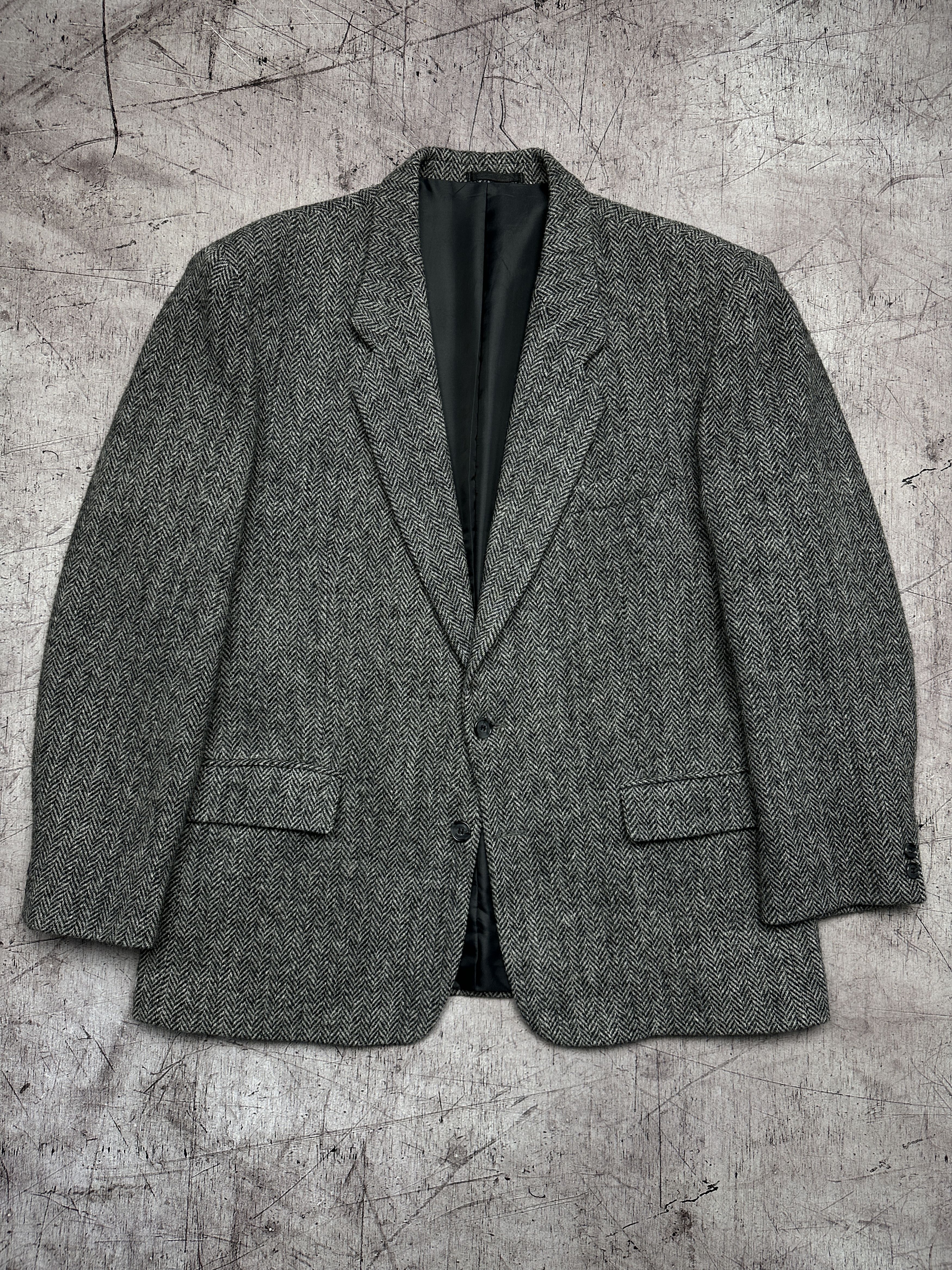 Harris Tweed Harris Tweed Vintage Mens Wool Blazer Jacket Size 44R - 1 Thumbnail
