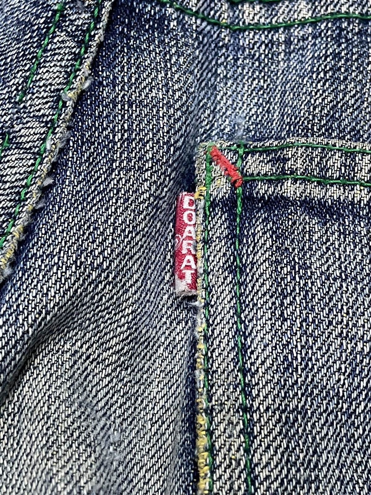 Japanese Brand Doarat Japan Distressed Whiskers Loose Straight Jeans Size US 30 / EU 46 - 21 Thumbnail
