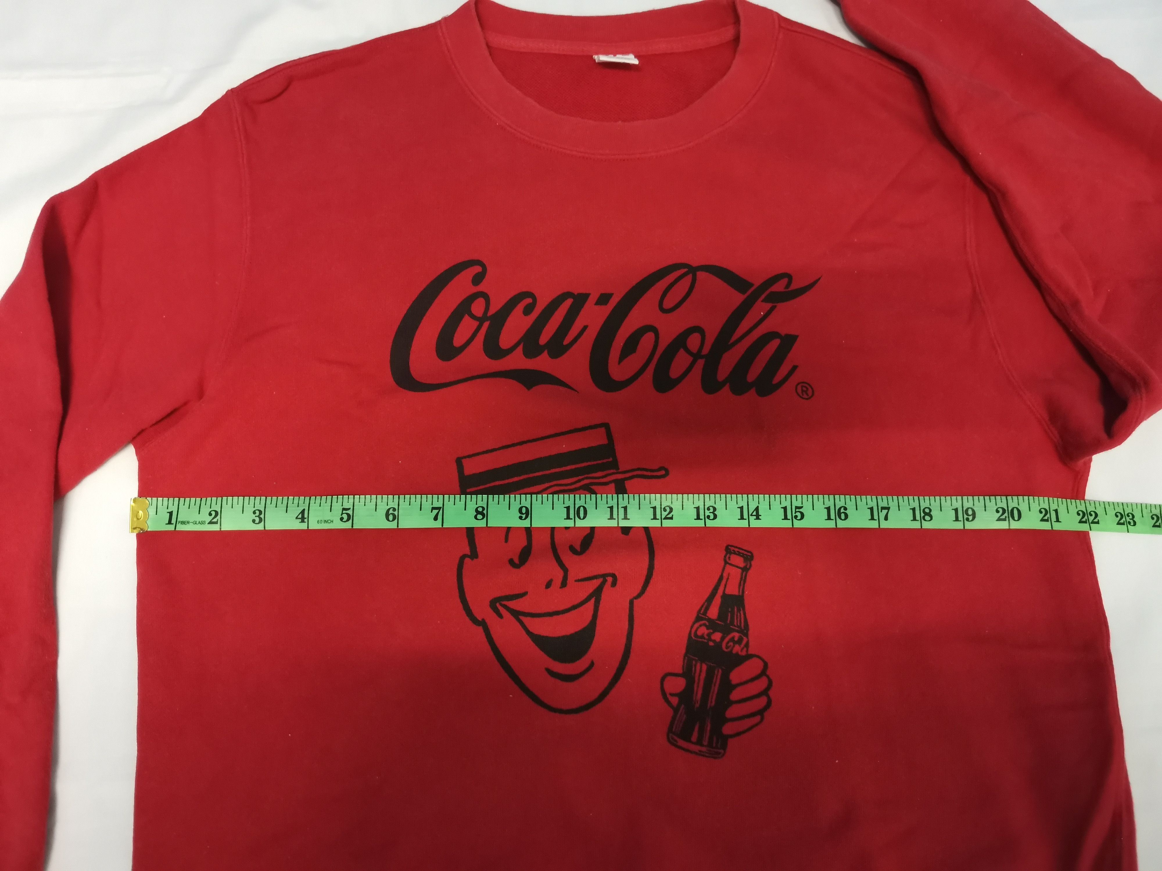 Coca Cola Coca-Cola Sweatshirt Japanese Brand Red Big Logo Size US L / EU 52-54 / 3 - 6 Thumbnail