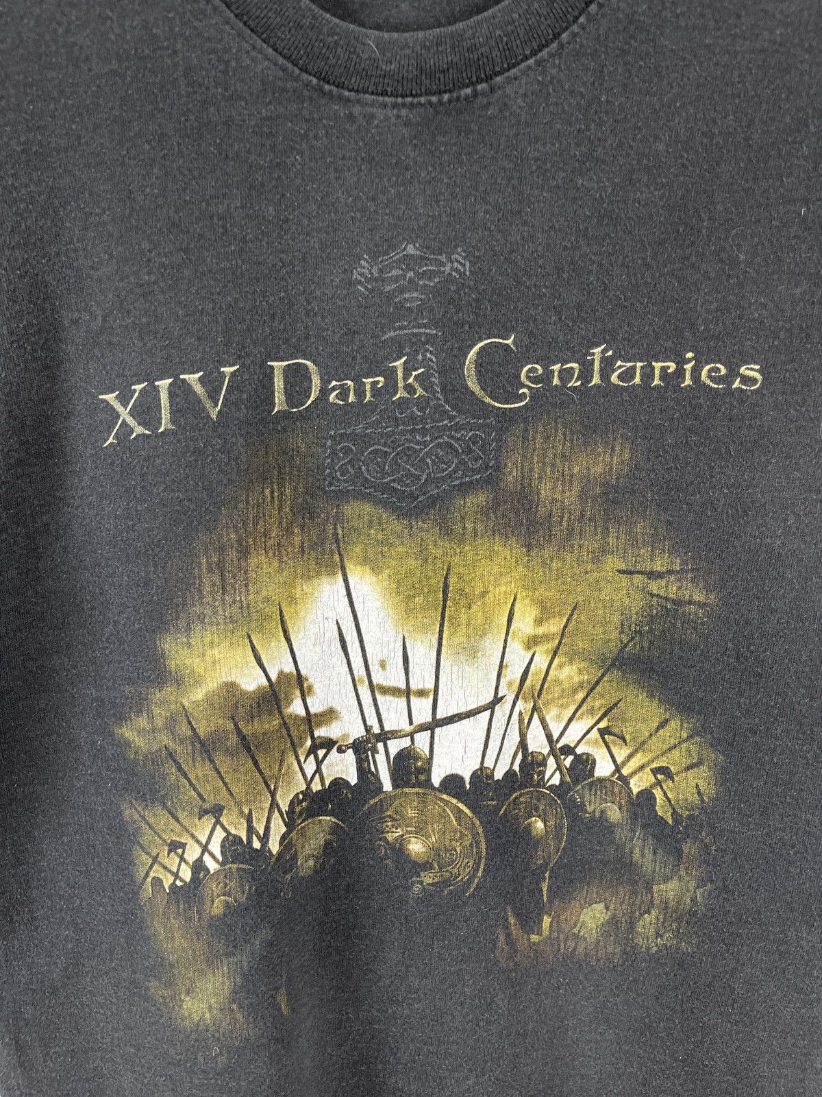 Band Tees Vintage y2k XIV Dark centuries fruit of the loom tee Size US L / EU 52-54 / 3 - 6 Thumbnail