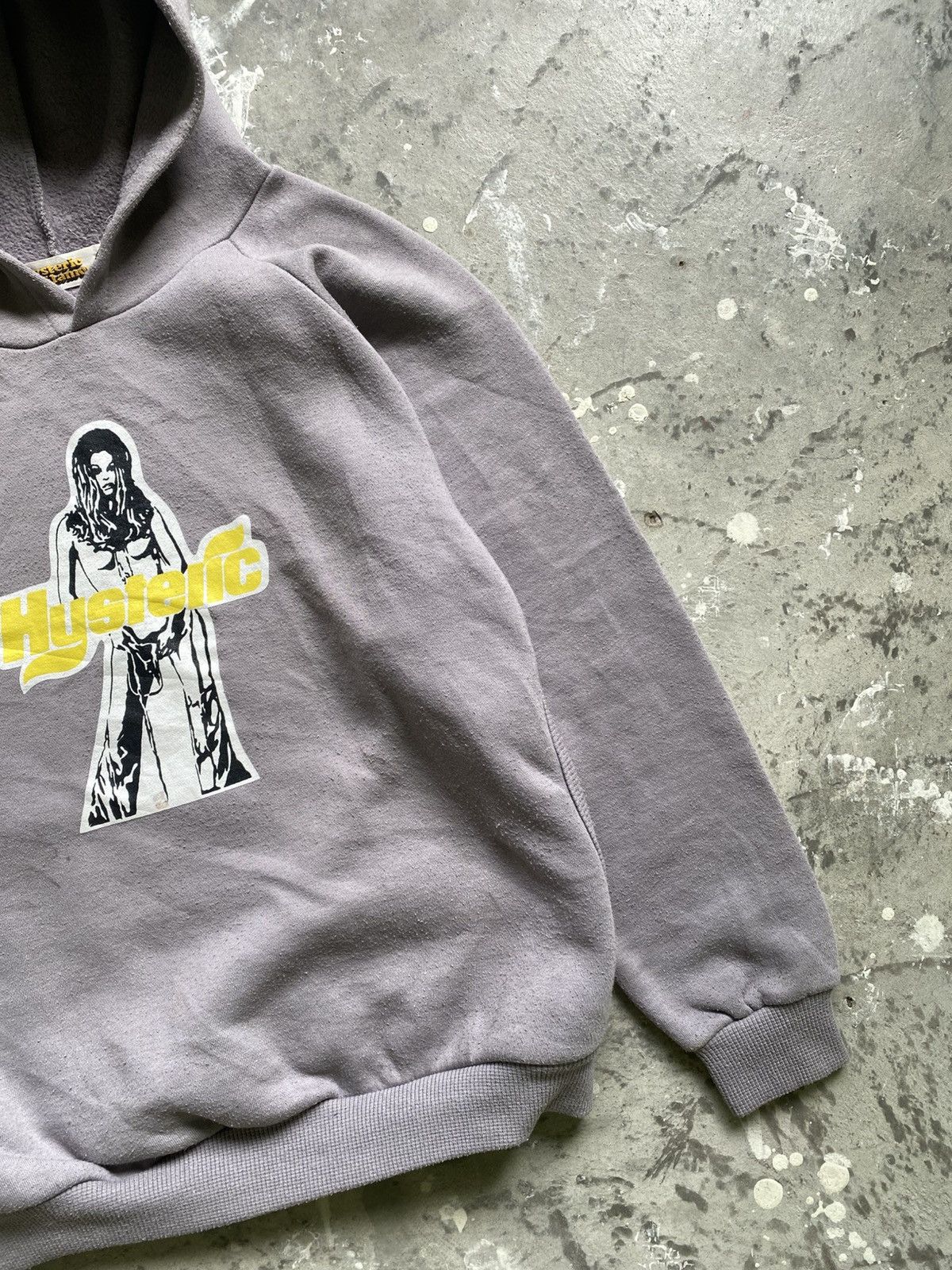 Vintage Hysteric Glamour Pocket Sexy Girl Pullover Hoodie