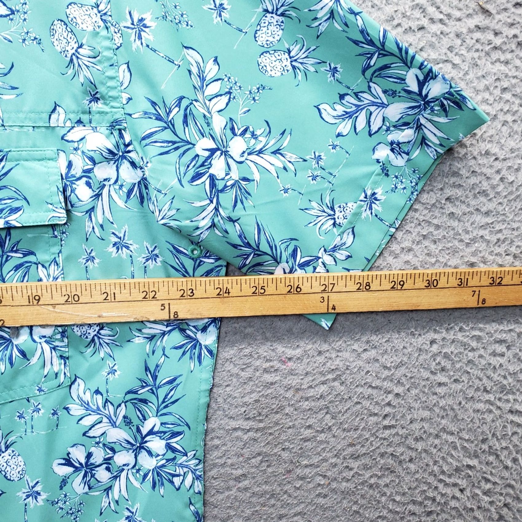 Izod IZOD Shirt Mens LT Multi Tropical Print Sunshield Performance Fishing Size US L / EU 52-54 / 3 - 4 Thumbnail