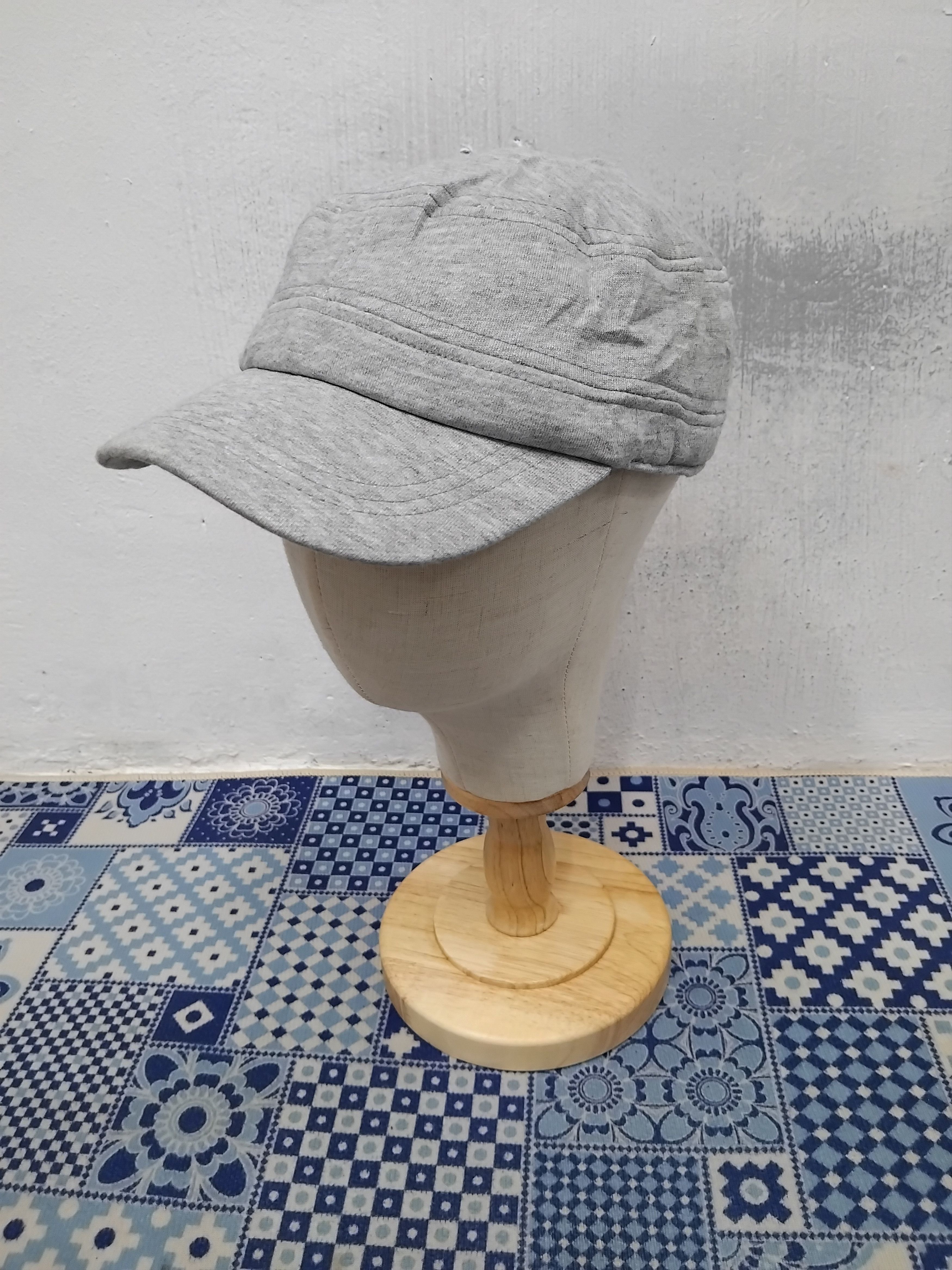 Japanese Brand Unnamed grey colour Japanese style cap Size ONE SIZE - 1 Thumbnail
