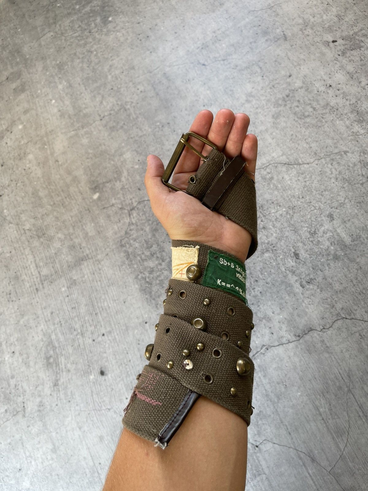 Other Vintage Y2K Avant Garde Studded Metal Details Belt Size ONE SIZE - 2 Thumbnail