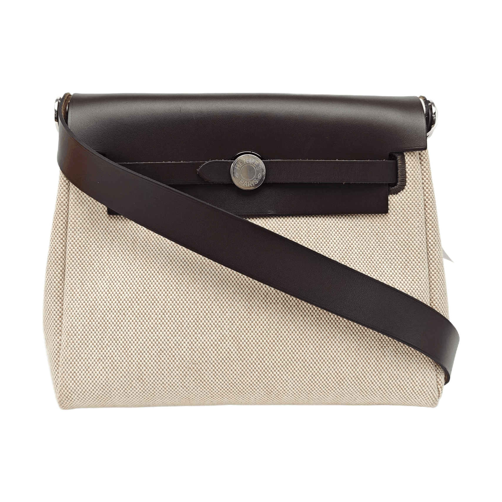 Hermes HERMÈS Herbag Zip 20 Canvas Shoulder Bag Size 20 Size ONE SIZE - 1 Thumbnail