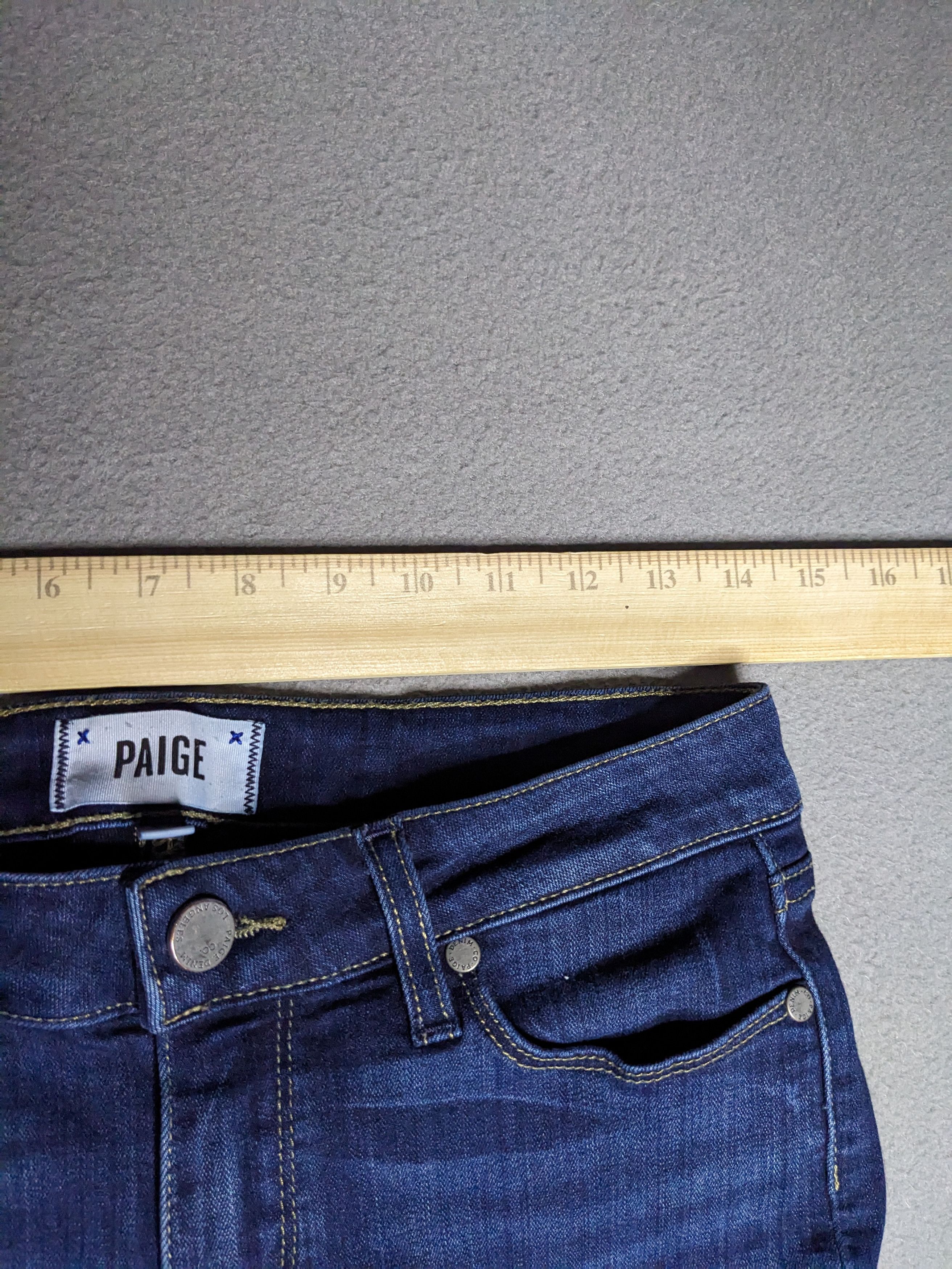 Paige Paige Jeans Verdugo Ankle 28x26 Stretch Slim Denim Low Rise Size 28" / US 6 / IT 42 - 17 Thumbnail