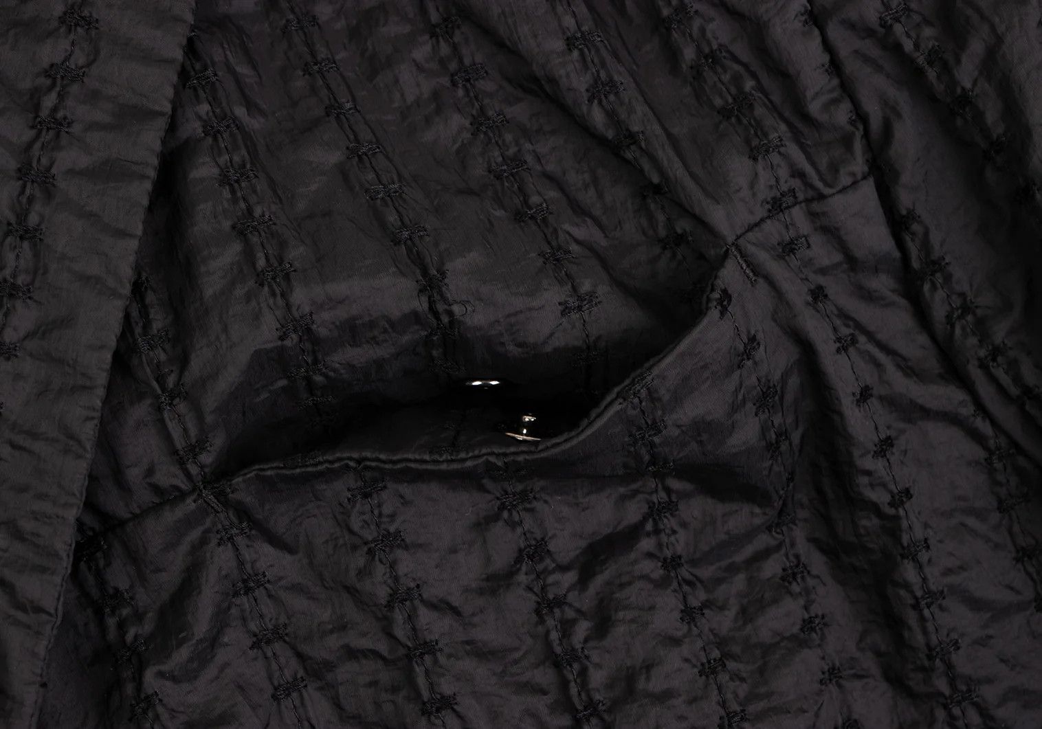 Issey Miyake Nylon Stitch Stripe 3B Jacket in Black Size US M / EU 48-50 / 2 - 5 Thumbnail
