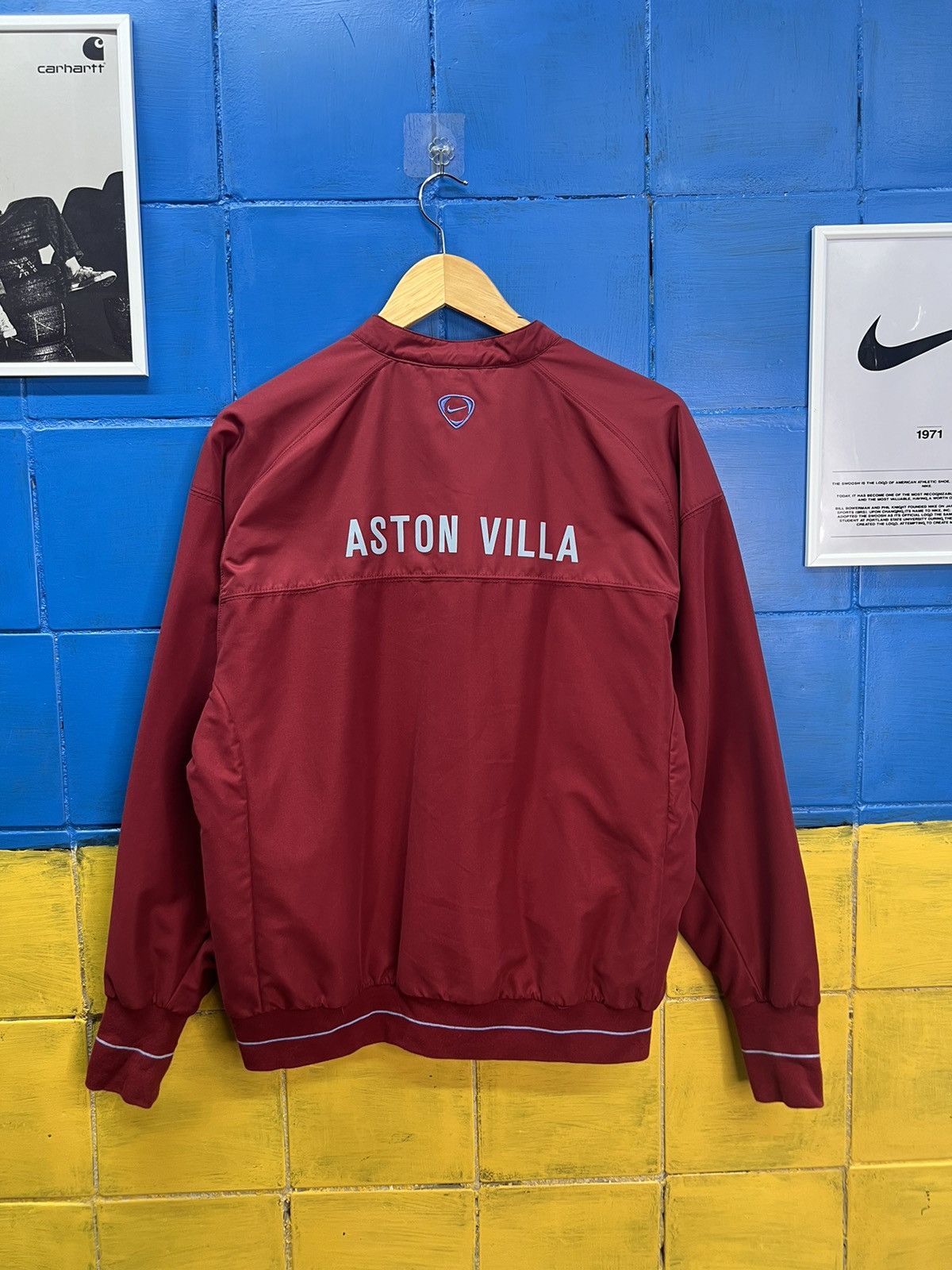 Vintage Vintage Nike 2008-2009 FC Aston Villa Track Jacket Size US M / EU 48-50 / 2 - 8 Thumbnail