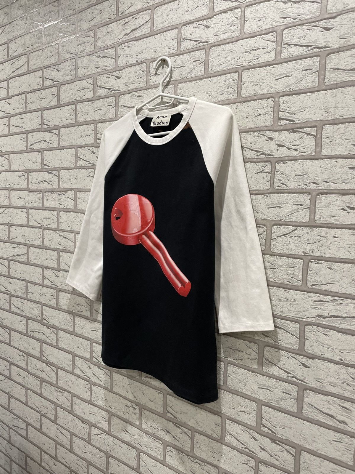 Acne Studios × Designer Acne Studios Noise Long Sleeve Sweatshirt Key-print Cotton Size US XS / EU 42 / 0 - 2 Thumbnail