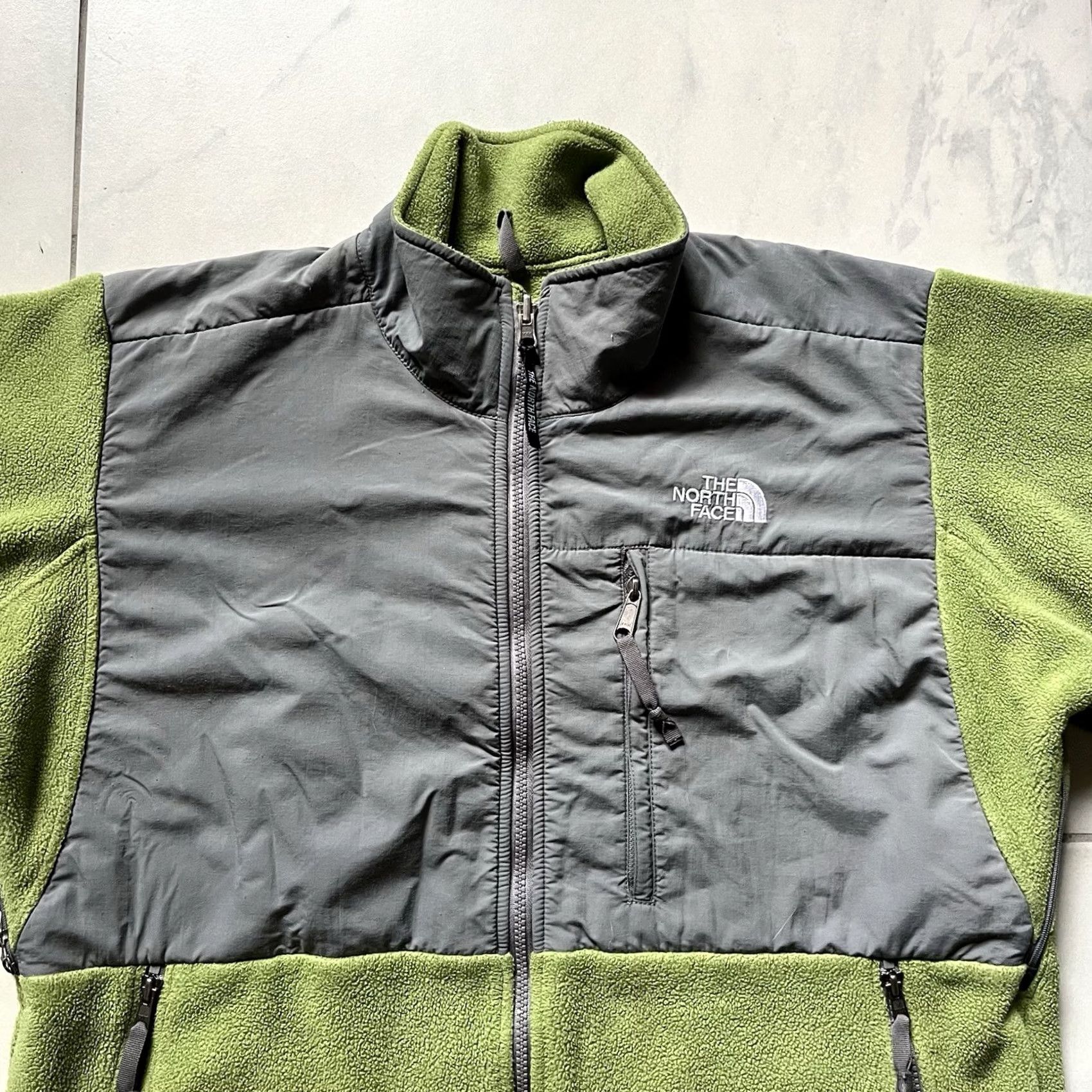 The North Face North Face Polartec Jacket Large Green Womens Fleece Full Zip Embroidered Logo Knit Pullover Size L / US 10 / IT 46 - 2 Thumbnail