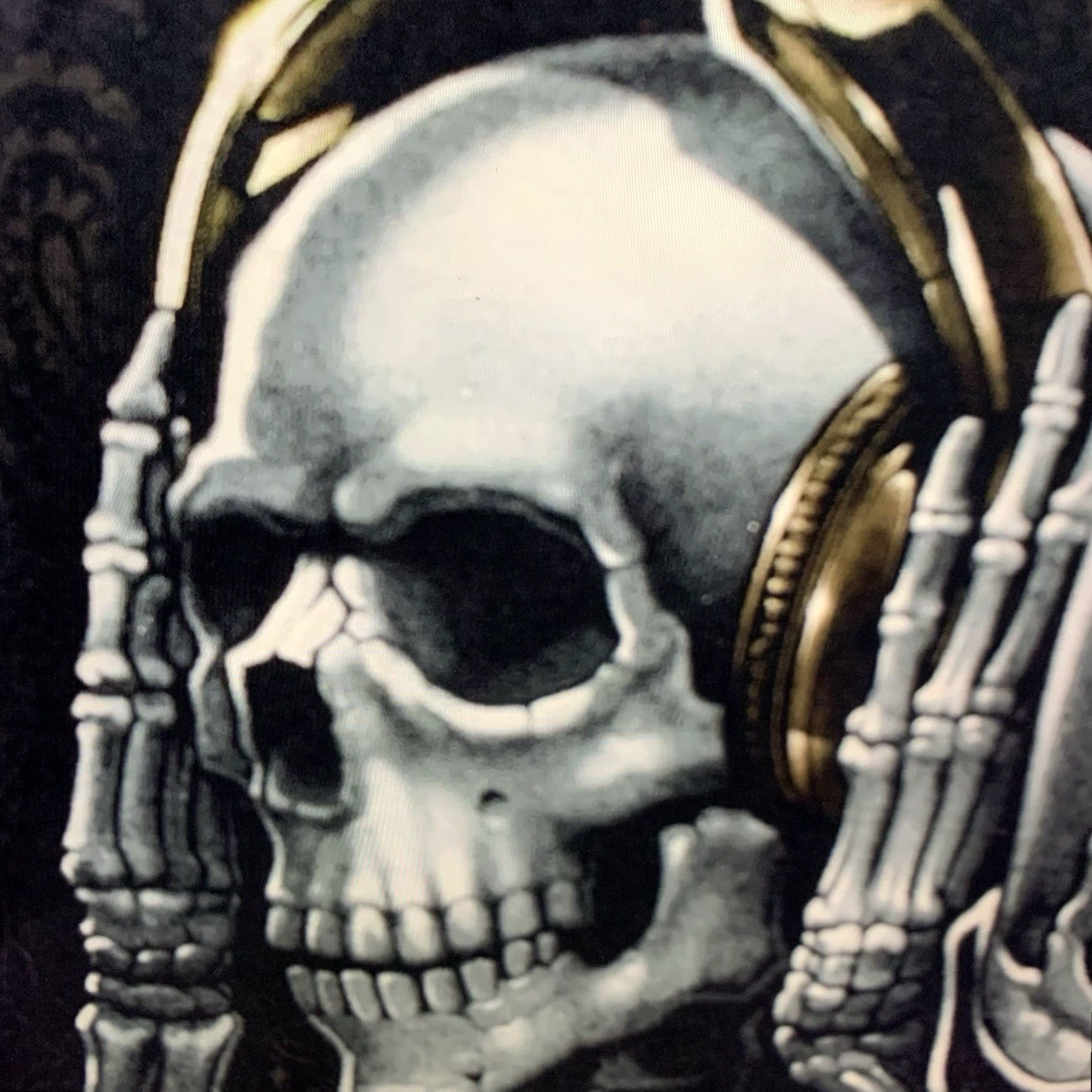 Fruit Of The Loom VINTAGE Fruit of the Loom Men's XL Skull T-Shirt Cyber Tribal Graphic 2000s Casual Summer Spring Size US XL / EU 56 / 4 - 5 Thumbnail
