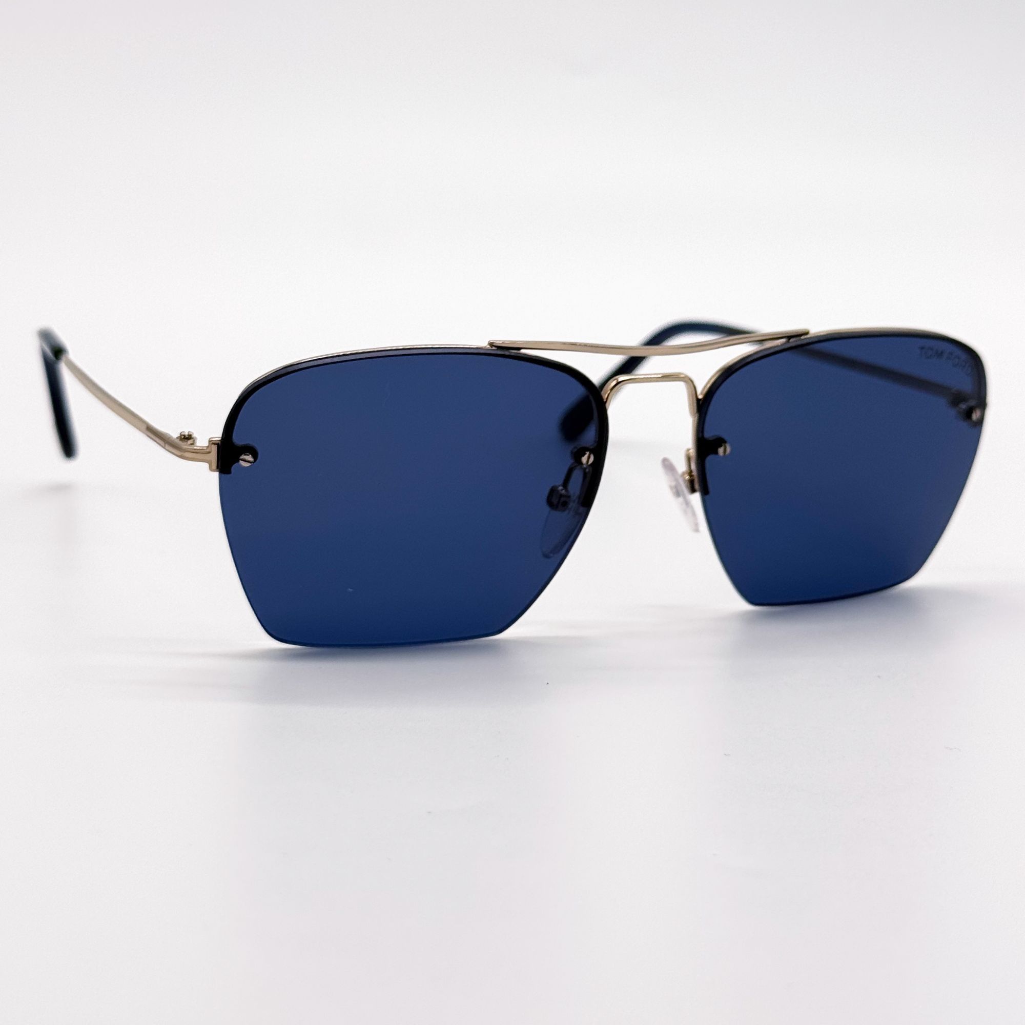 Tom Ford NEW TOM FORD SUNGLASSES WALKER TF504 28V GOLD/BLUE FT0504 Size ONE SIZE - 5 Thumbnail