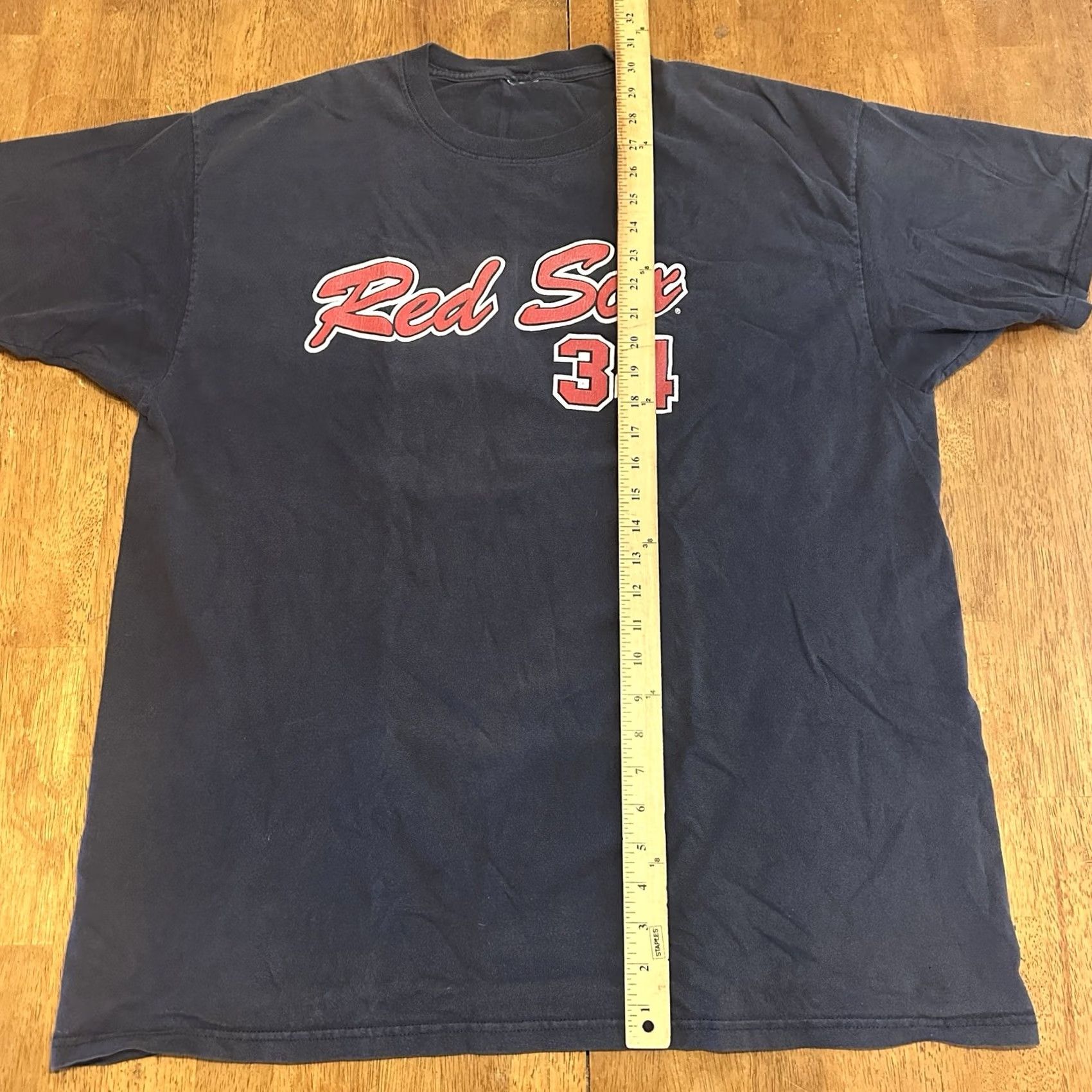 Vintage VINTAGE David Ortiz Boston Red Sox T Shirt 2XL Blue Men Short Sleeve Cotton 2005 Y2K Size US XXL / EU 58 / 5 - 6 Thumbnail
