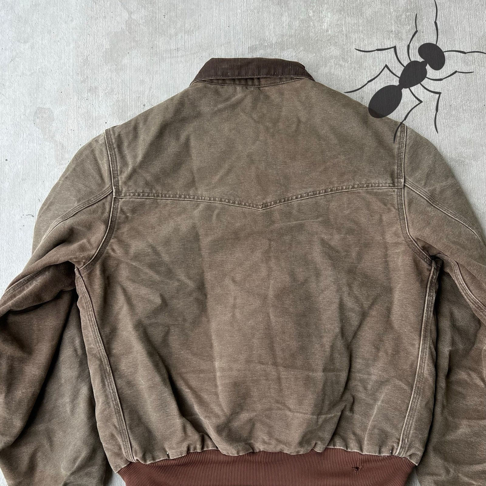 Carhartt × Vintage Carhartt J14 CHT brown Santa fe work wear jacket Size US L / EU 52-54 / 3 - 6 Thumbnail