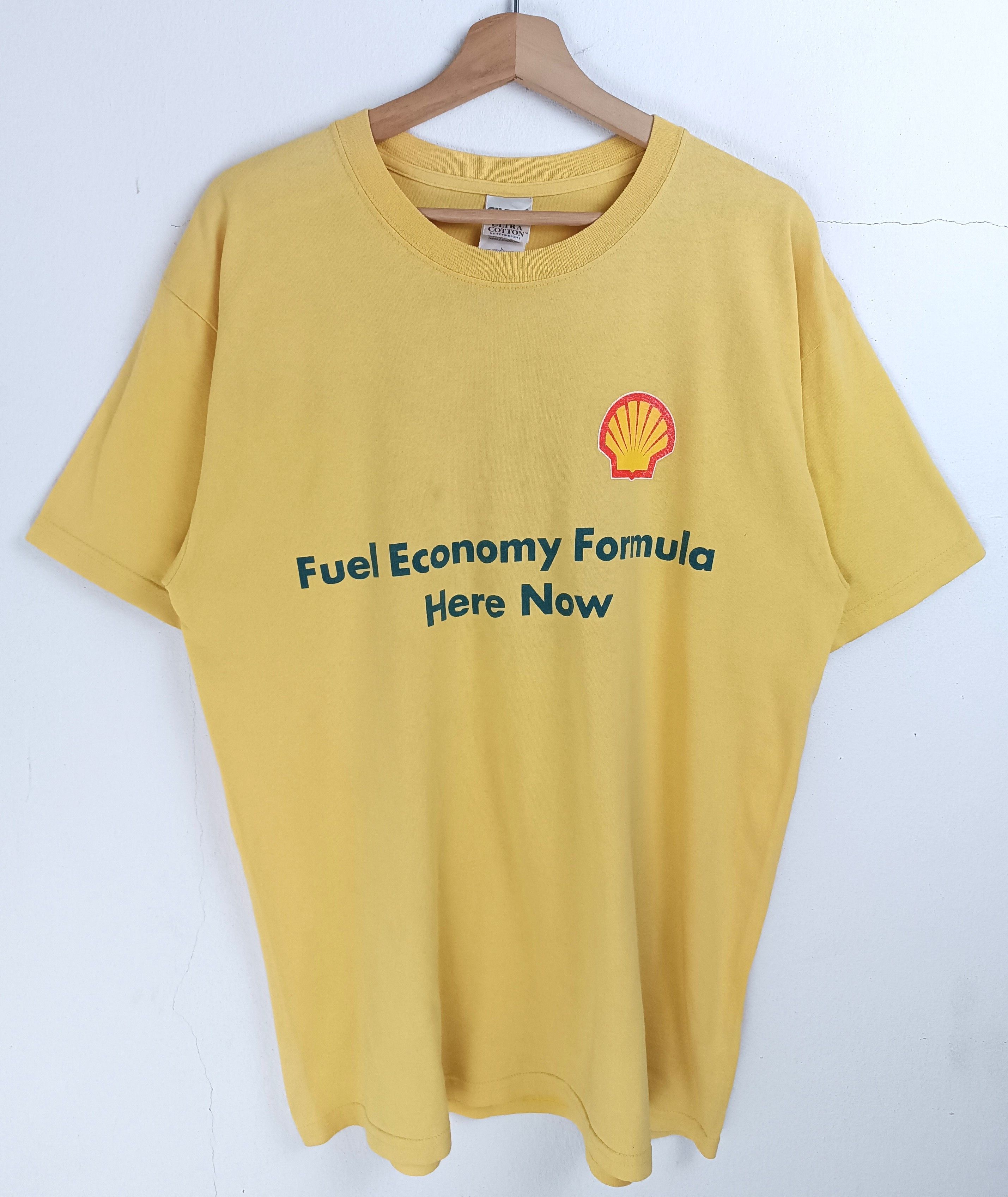 Vintage VINTAGE 2000s SHELL FUEL FADED VERY RARE F1 RACING CAR JDM Size US L / EU 52-54 / 3 - 3 Thumbnail
