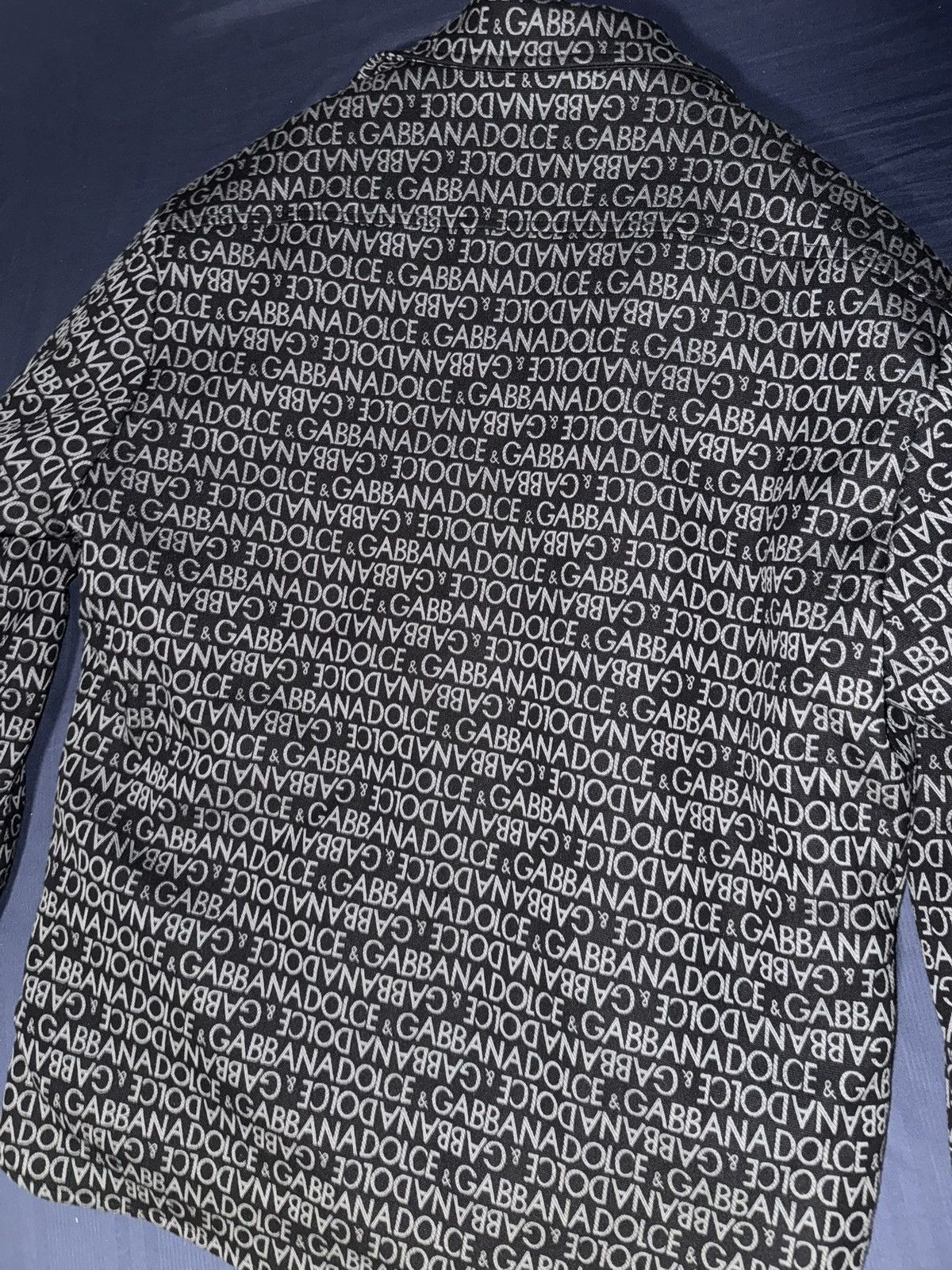 Dolce & Gabbana Dolce & Gabbana logo-printed shirt jacket Size US L / EU 52-54 / 3 - 10 Thumbnail