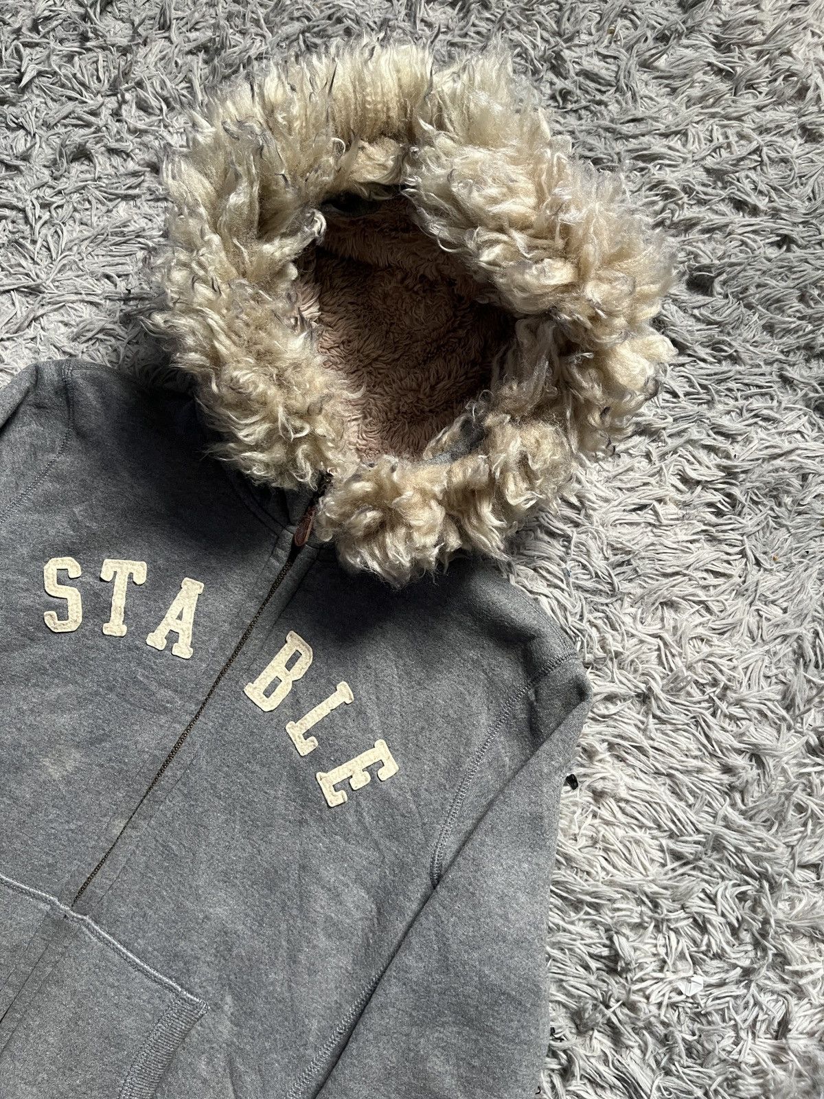 Japanese Brand vintage fur lined hoodie Size US L / EU 52-54 / 3 - 2 Thumbnail