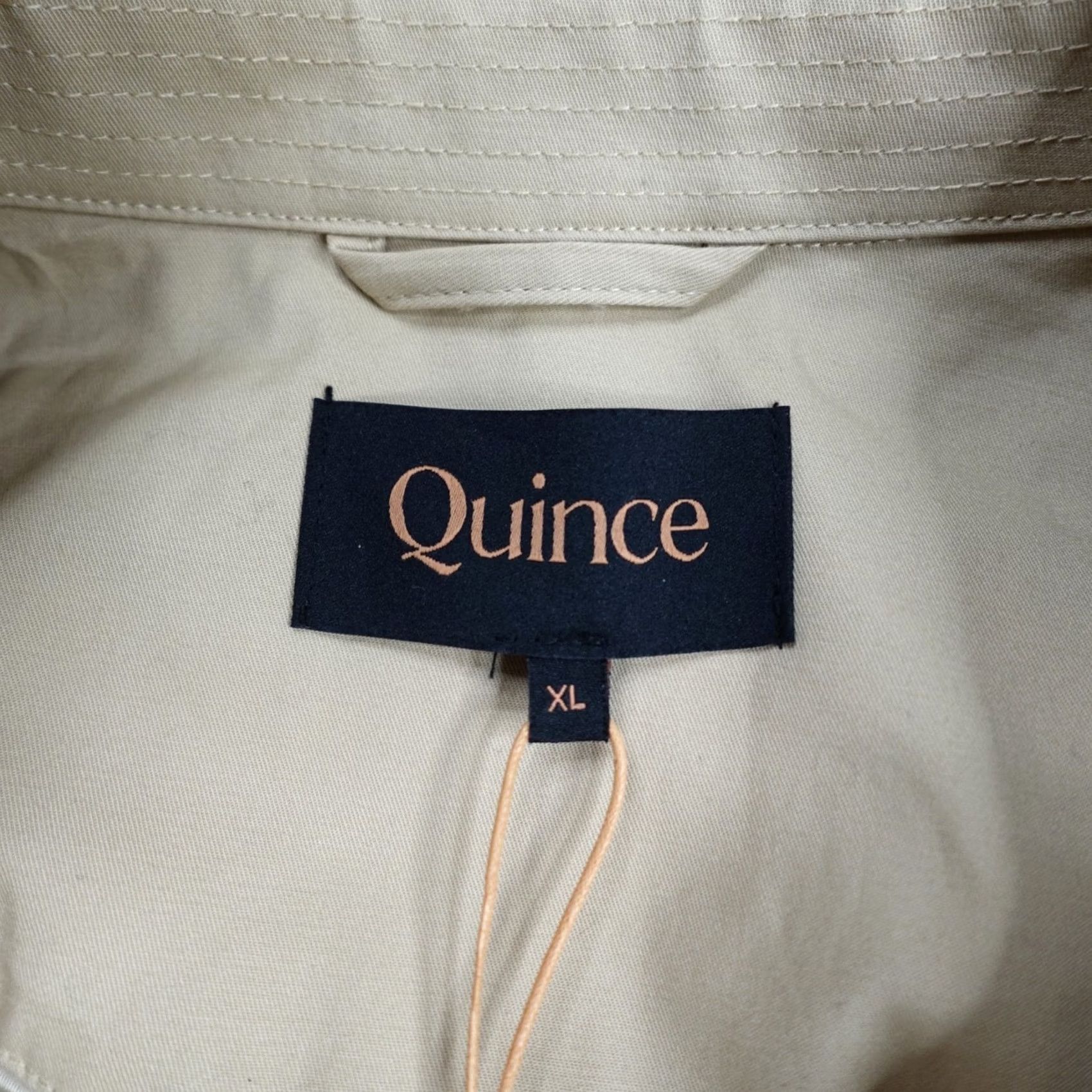Quince Quince Jacket XL Beige Comfort Stretch Trench Coat Mens Regular Coat Size US XL / EU 56 / 4 - 3 Thumbnail