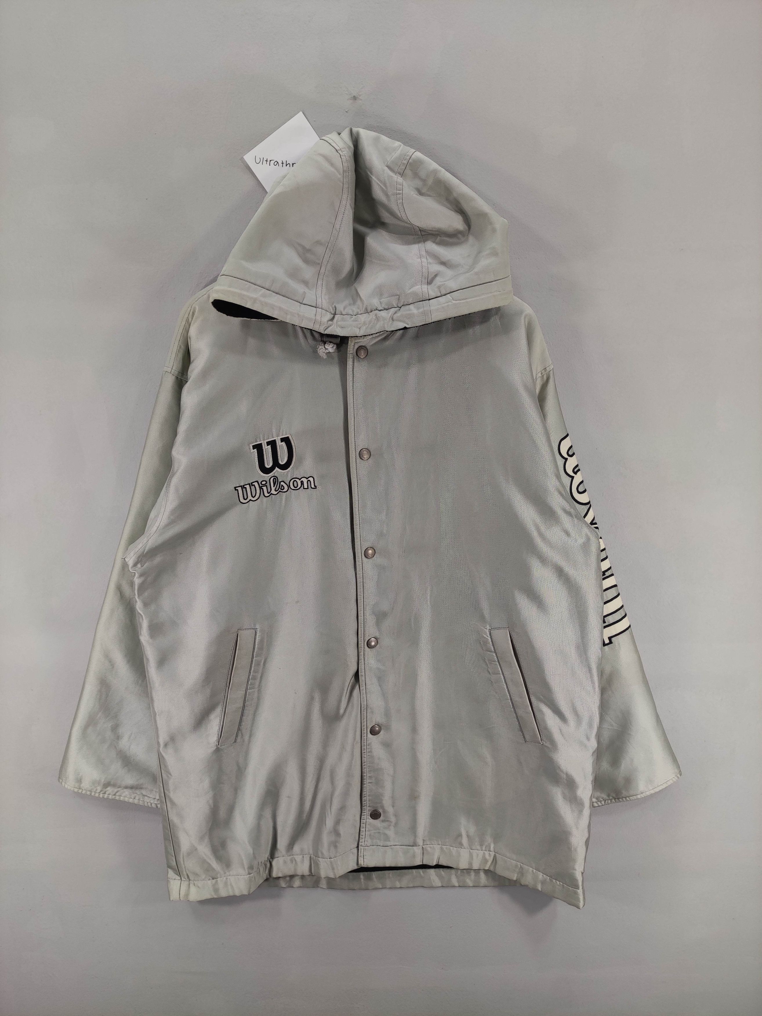 Wilson Vintage WIlson Hoodie Jacket Snap Button Size US L / EU 52-54 / 3 - 1 Thumbnail