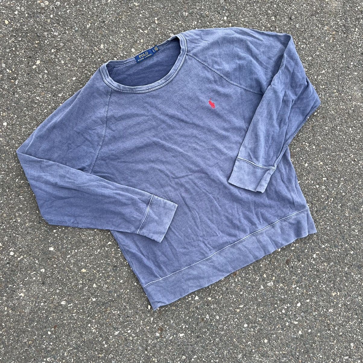 Polo Ralph Lauren × Ralph Lauren × Vintage Ralph Lauren Vintage 90s Blue Sweatshirt Size US L / EU 52-54 / 3 - 2 Thumbnail