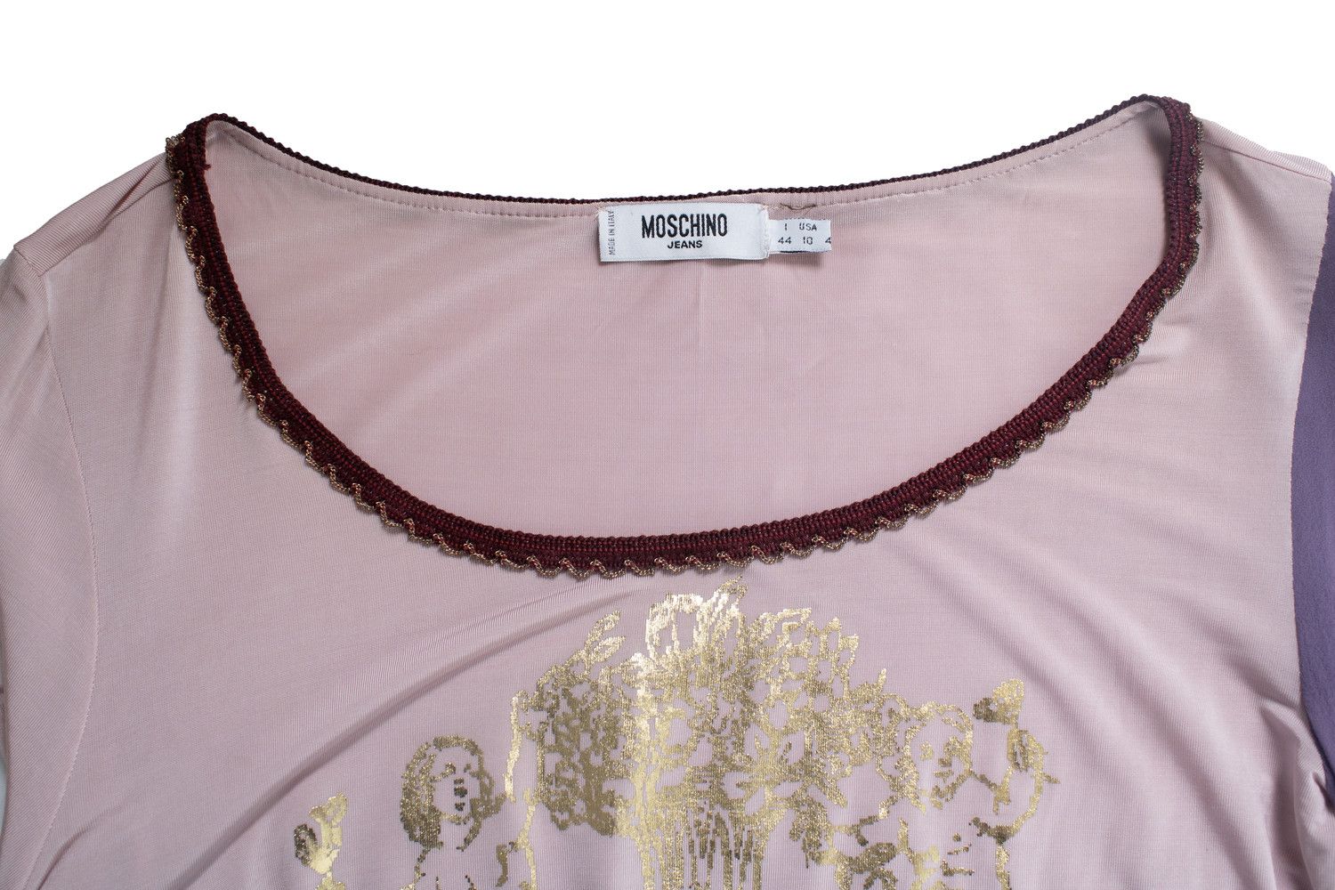 Moschino Moschino Jeans, Pink top with fluttered sleeves Size M / US 6-8 / IT 42-44 - 8 Thumbnail