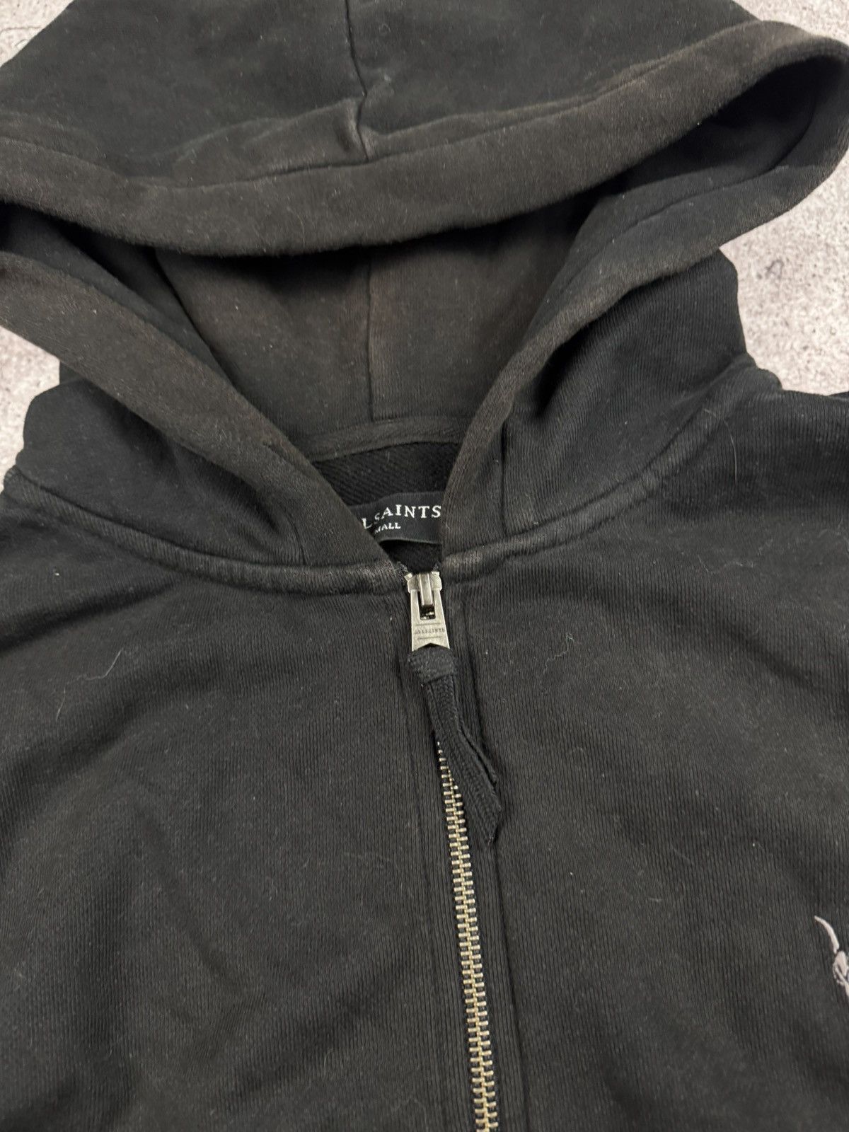 Allsaints VTG Y2K RICK OWENS STYLE AVANT GARDE ALLSAINTS ZIP HOODIE Size US S / EU 44-46 / 1 - 4 Thumbnail