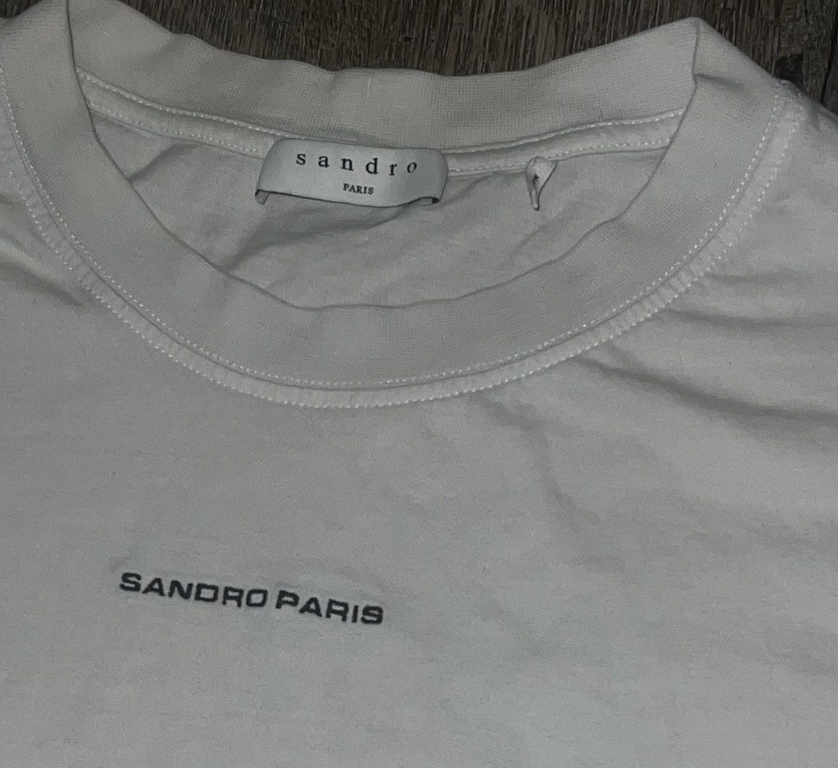 Sandro Sandro Paris Logo Shirt size Small 19x24 Size US S / EU 44-46 / 1 - 2 Thumbnail