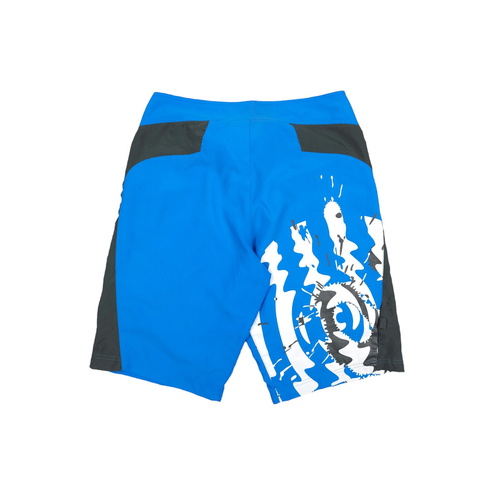 Nike × Vintage 💎Vintage Nike Mini Swoosh Logo Baby Blue Shorts White Black Size US 32 / EU 48 - 2 Thumbnail
